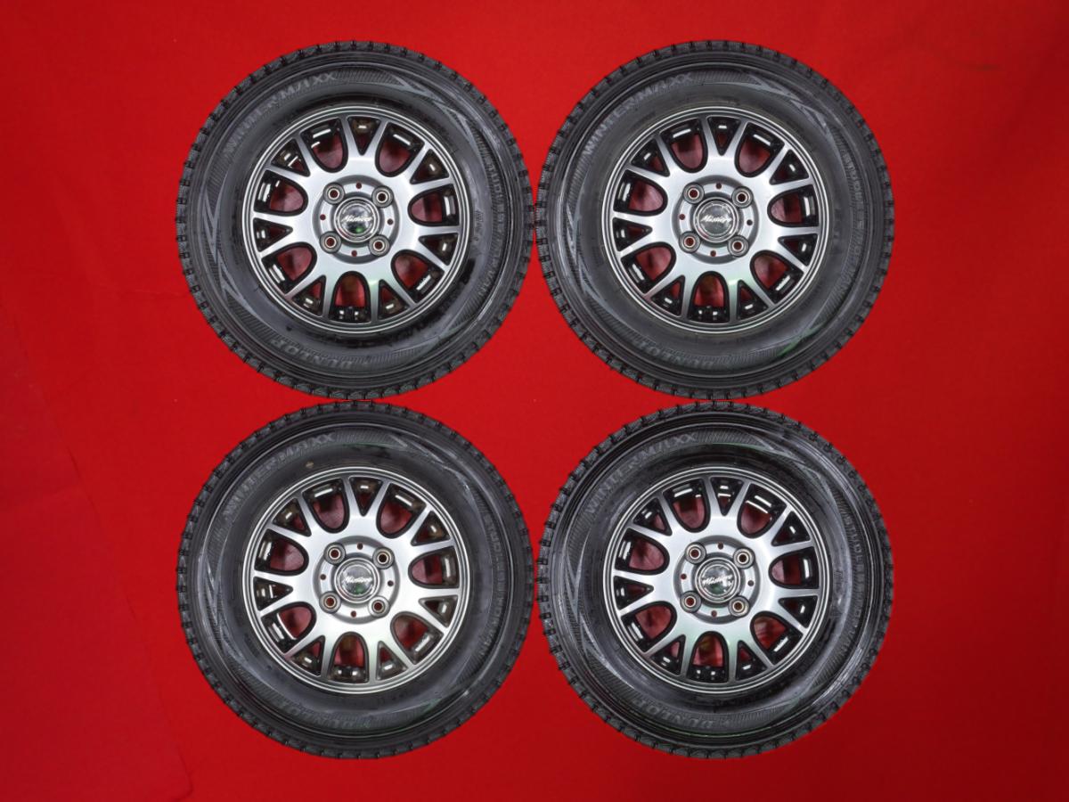 ダンロップ ウィンターマックス SV01 DUNLOP WINTER MAXX SV01 145R12 6PR 7Wスポークタイプ 1P 3.5Jx12 +42 4/100 ガンメタ系 ミニキャブ バン NT100 クリッパー エブリイ トラック バン バモス キャリィ ミニキャブ トラック アクティ トラック アクティ バン ミニキャブ-