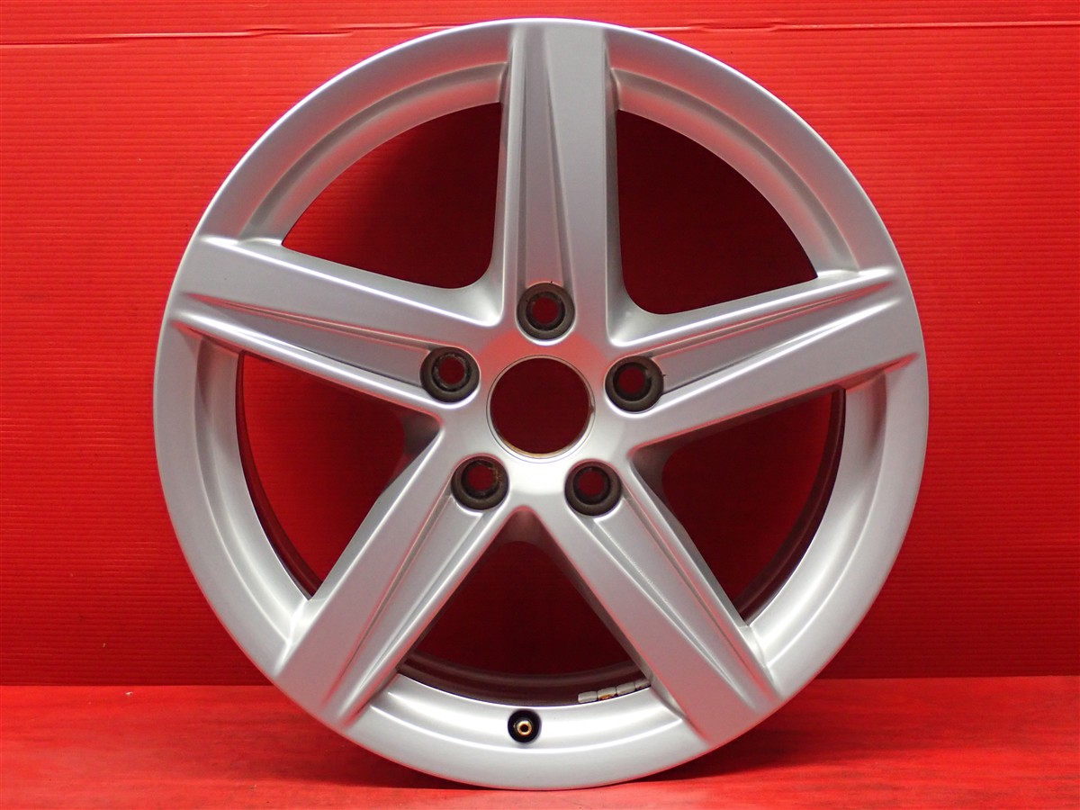 アウディ A3(8V)純正16inch 7Jx16 +48 5/112 シルバー(銀色)系