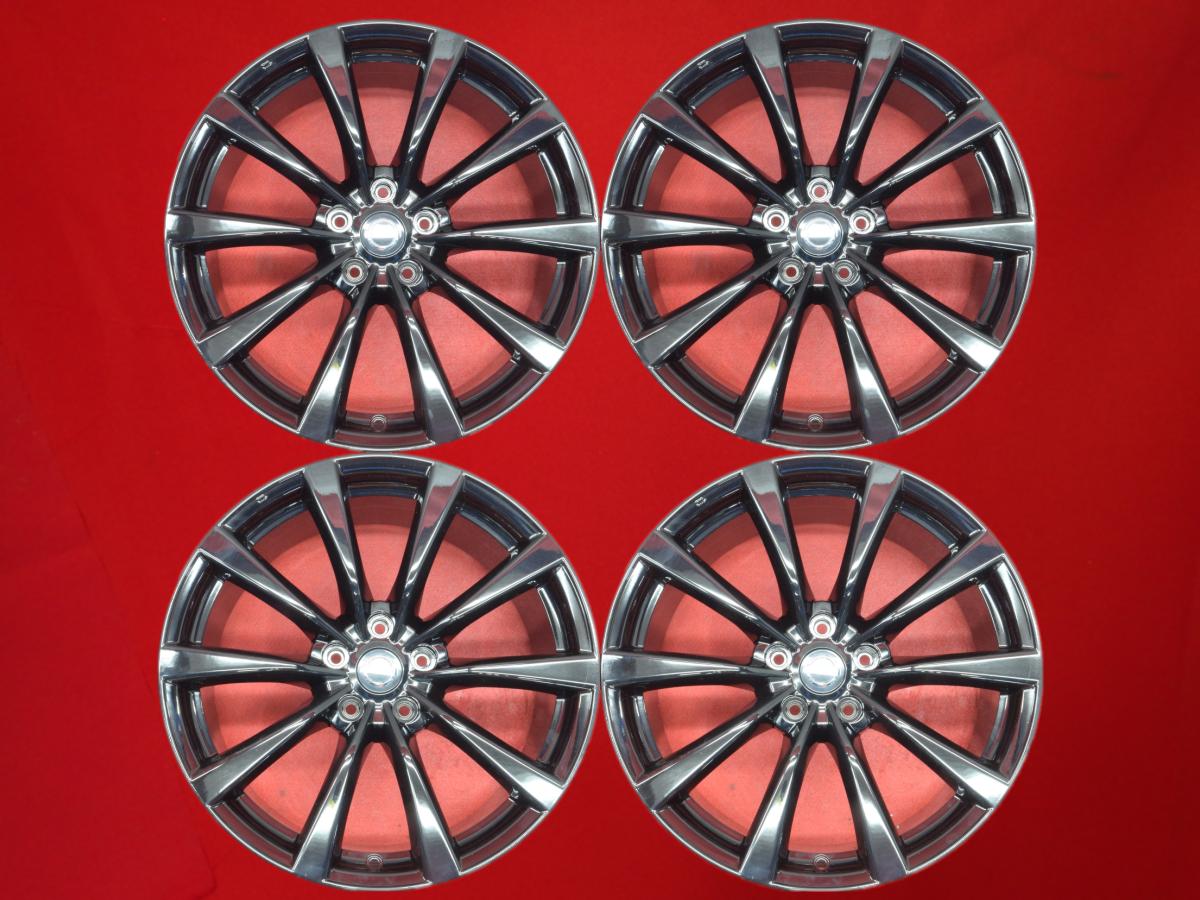 スカイライン (V36系)370GTタイプS純正 8.5/9Jx19 +43 5/114.3 ブラック(黒色)系 シーマハイブリッド スカイライン クーペ スカイライン フーガ ハイブリッド フーガ