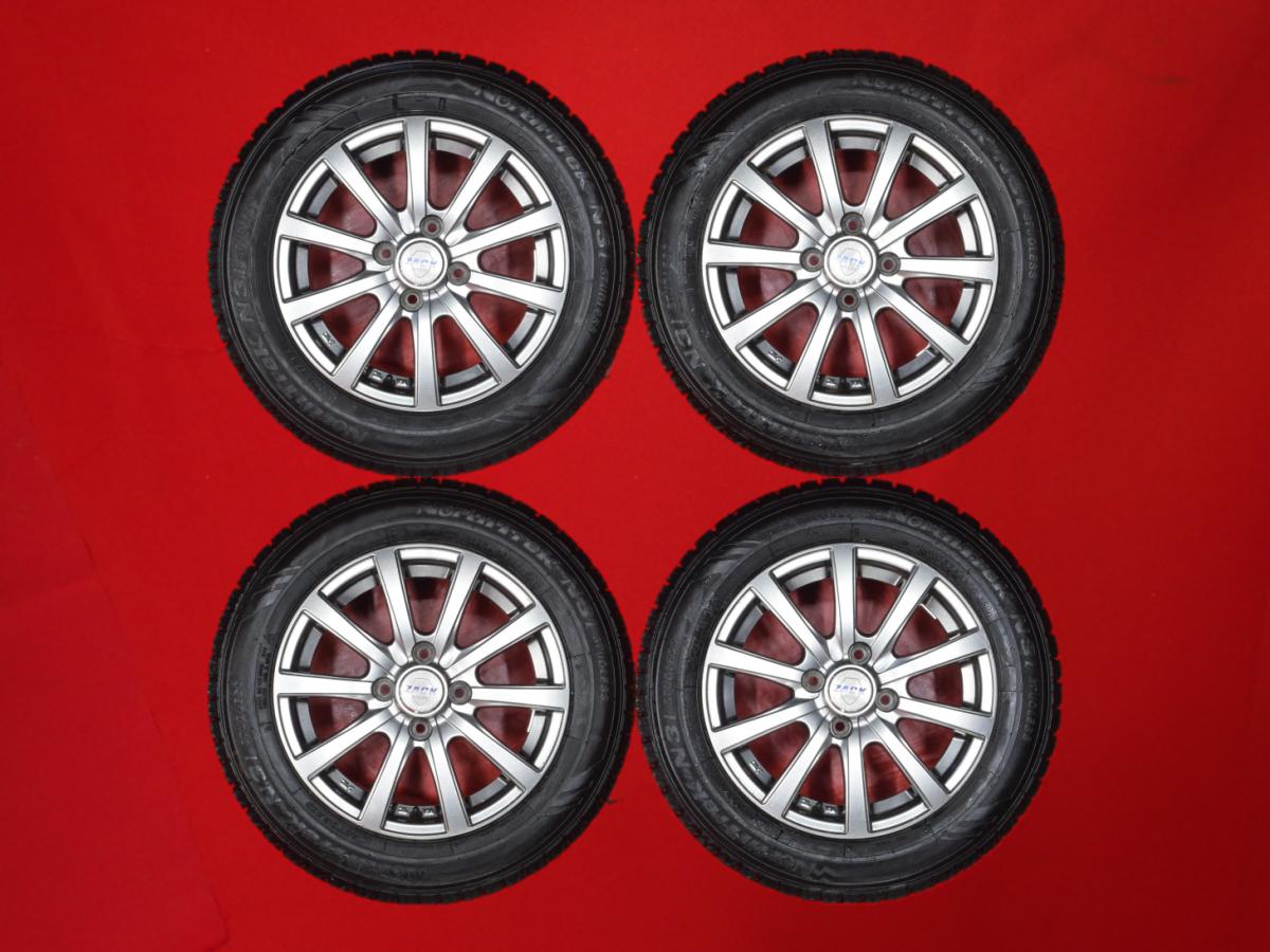 オートバックス ノーストレック N3i AUTOBACS NORTHTRECK N3i 175/65R14 82Q 10スポークタイプ 1P 5.5Jx14 +40 4/100 ガンメタ系 フィット アリア キューブ コルト フィット パッソ ブーン ルミナス ノート スパーキー パッソ セッテ プラッツ ラウム ブーン キューブ キュ