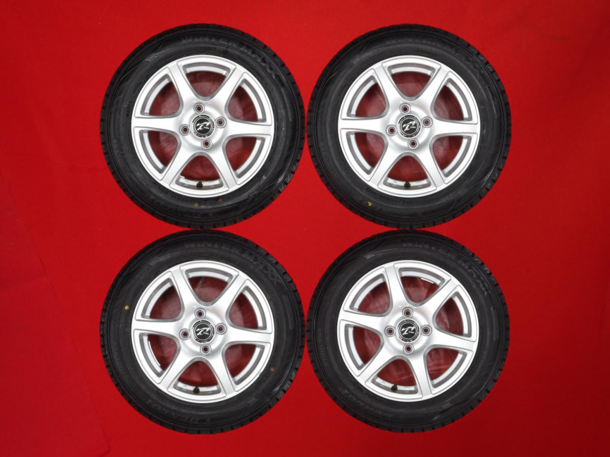 ダンロップ ウィンターマックス 02 WM02 DUNLOP WINTER MAXX 02 WM02 175/65R14 82Q 6スポークタイプ 1P 5.5Jx14 +40 4/100 シルバー(銀色)系 コルト キューブ フィット アリア フィット パッソ パルサー ノート ブーン ルミナス パッソ セッテ サニーカリフォルニア ラウム