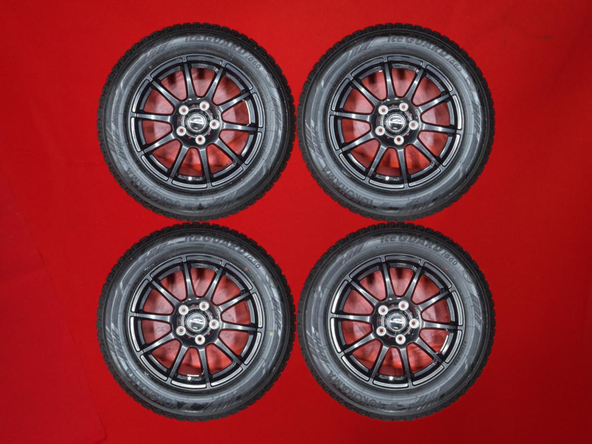 ヨコハマ アイスガード 6 iG60 YOKOHAMA iceGUARD 6 iG60 215/60R16 95Q 10スポークタイプ 1P 6.5Jx16 +53 5/114.3 ガンメタ系 オデッセイ CR-V エスティマ MPV ティアナ カムリ ヴェゼル CX-3｜中古タイヤ・ホイールの太平タイヤ
