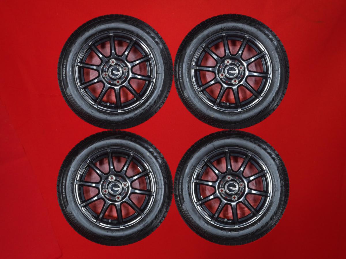ブリヂストン ブリザック VRX2 BRIDGESTONE BLIZZAK VRX2 165/65R14 79Q 10スポークタイプ 1P 5.5Jx14 +42 4/100 ブラック(黒色)系 パッソ ルーミー タンク ソリオ シャレード4WD フレア クロスオーバー ジャスティ ミラージュ ストーリア ブーン トール 26,048円