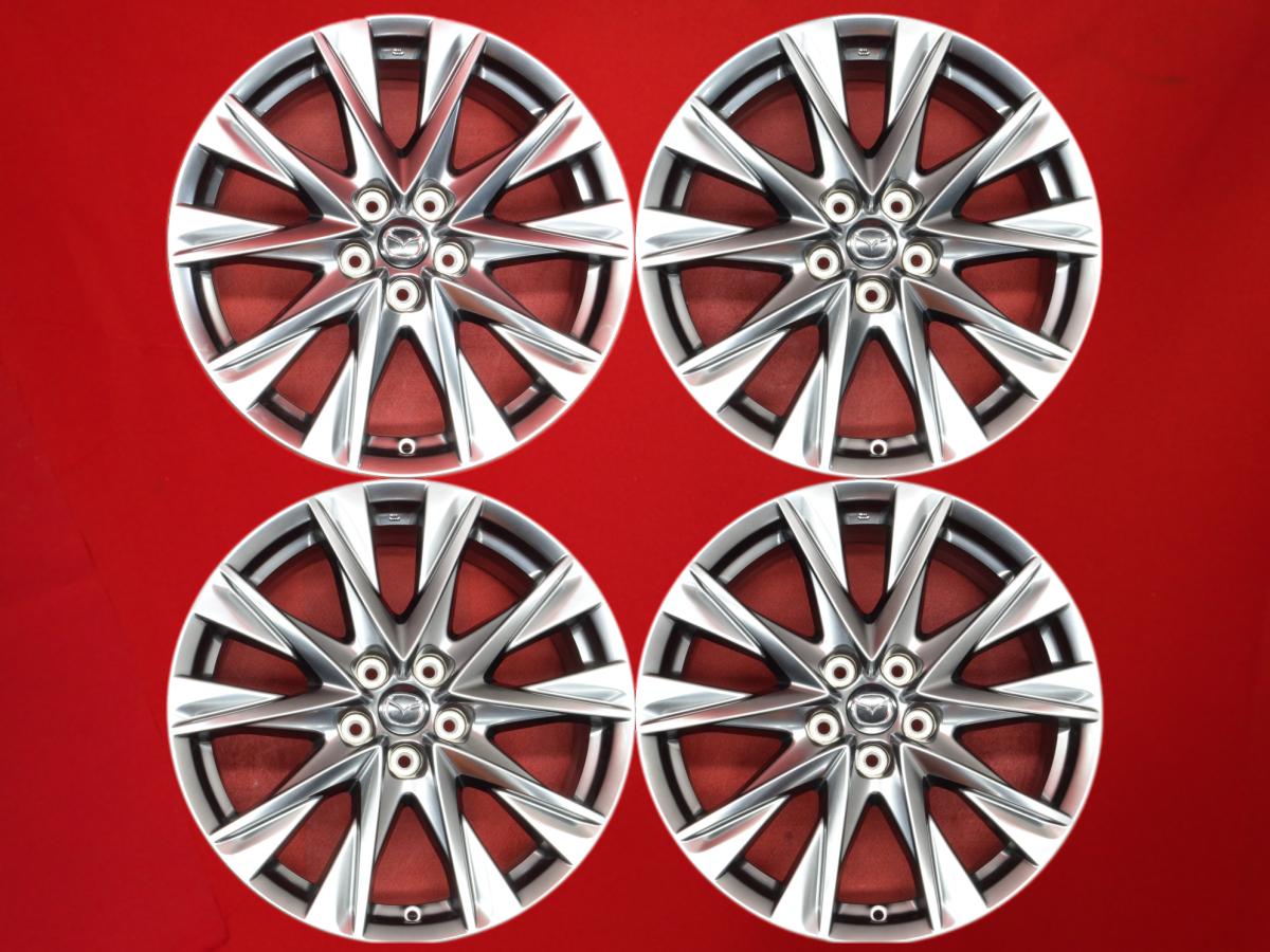CX-8 Lパッケージ / プロアクティブ 純正 19インチ 7Jx19 +45 5/114.3 ハイパーブラック ラッシュ RAV4 CX-3 CX-5 CX-7 ヤリス クロス ハリアー CX-80 CX-30 CX-8