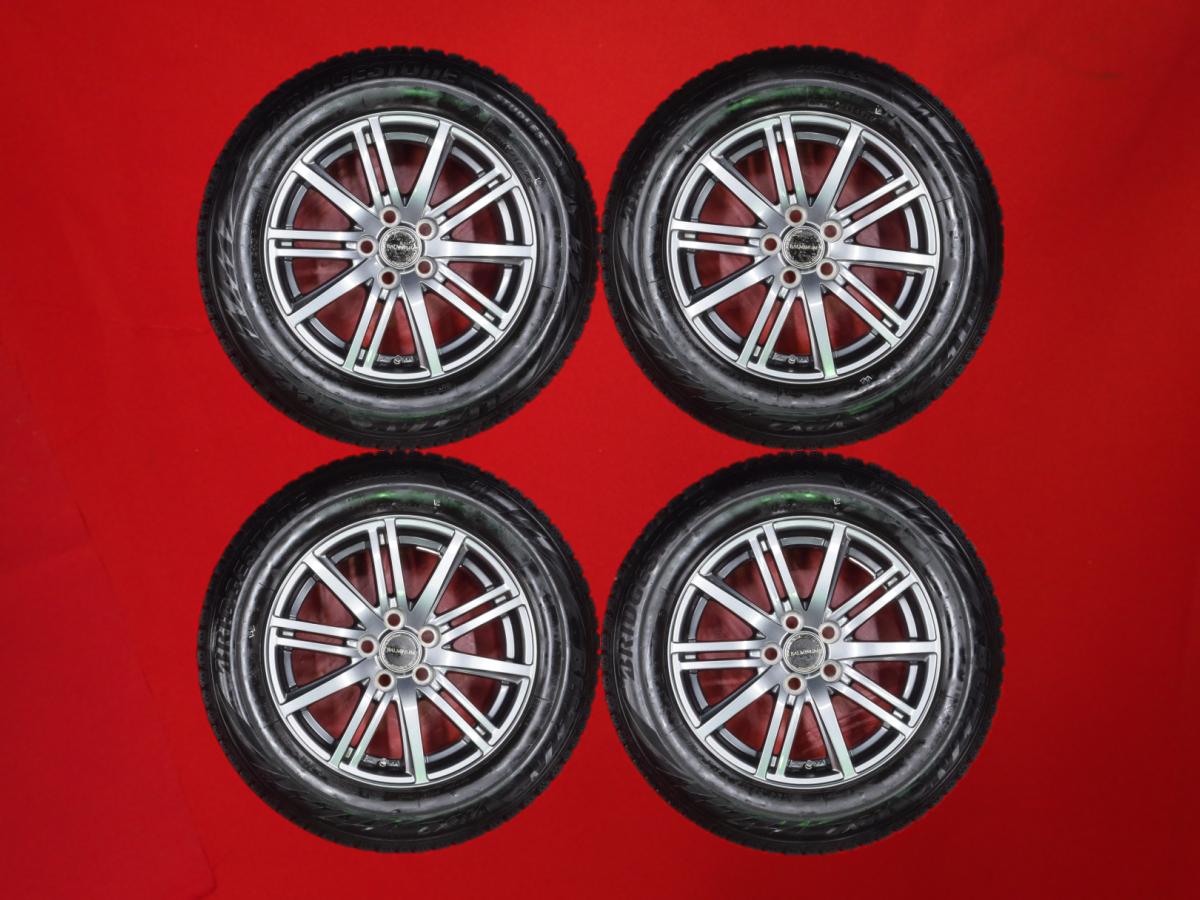 ブリヂストン ブリザック VRX2 BRIDGESTONE BLIZZAK VRX2 195/65R15 91Q 10スポークタイプ 1P 6.5Jx15 +40 5/100 ガンメタ系 プリウスPHV カローラ ツーリング カローラ スポーツ ビスタ アルデオ カローラ プリウス ウィッシュ CT200h
