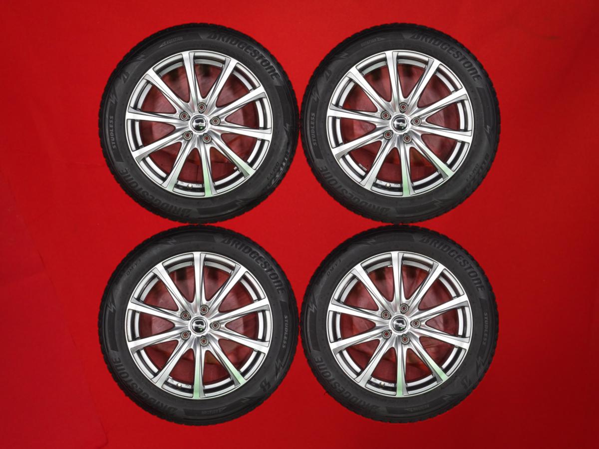 ブリヂストン ブリザック DM-V3 BRIDGESTONE BLIZZAK DM-V3 225/55R18 98Q 10スポークタイプ 1P 7.5Jx18 +53 5/114.3 ガンメタ系 エルグランド クロストレック