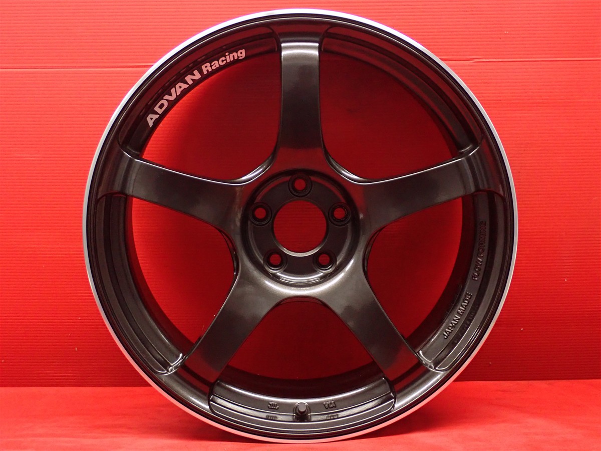 ADVAN(アドバン) レーシング TC-4 8Jx18 +47 5/100 ガンメタポリッシュ(ガンメタ&ポリッシュ) ガンメタ系 29,700円