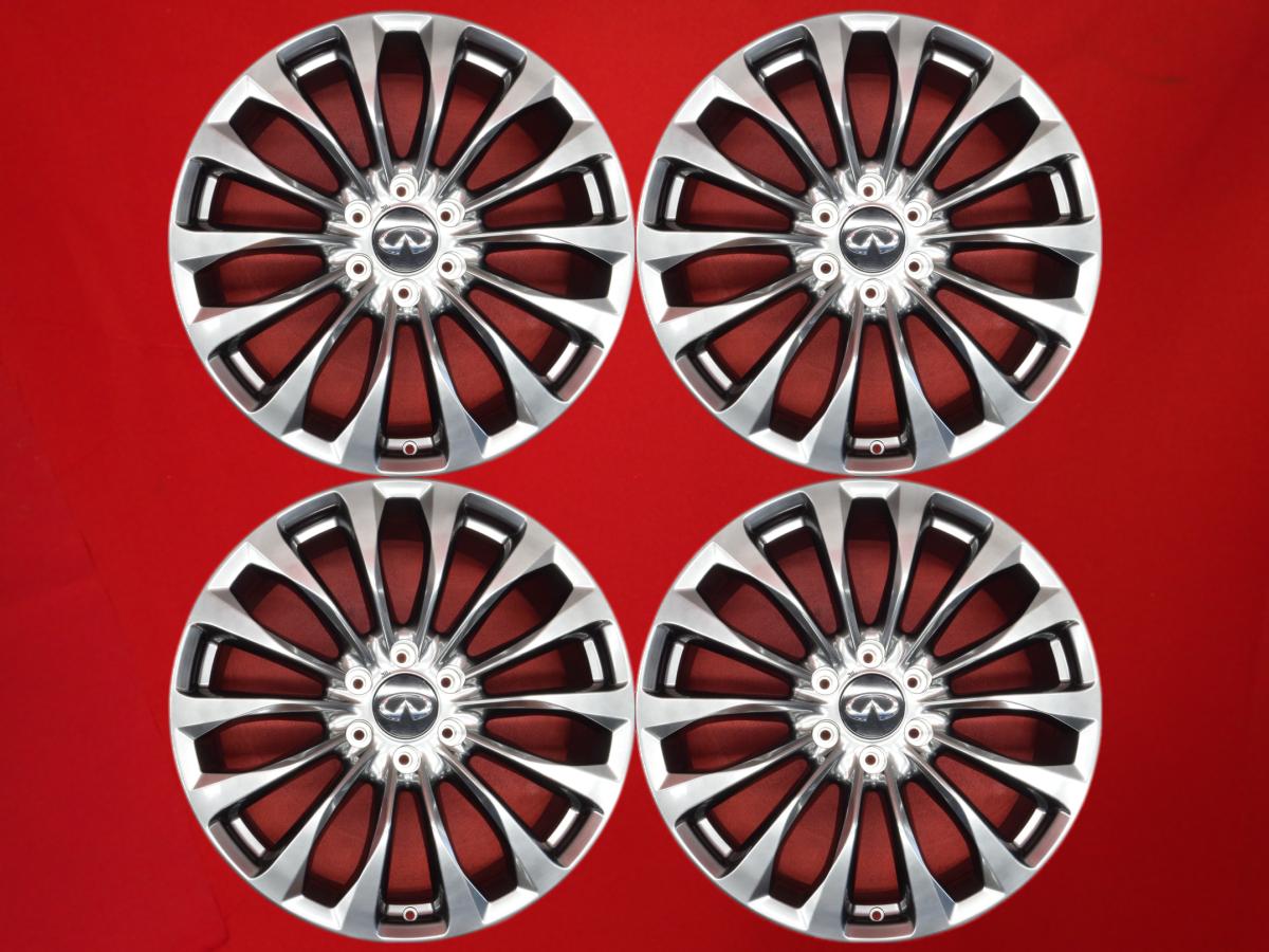 インフィニティ QX80純正 22inch 8Jx22 +30 6/139.7 ガンメタ系 インフィニティQX80 パトロール