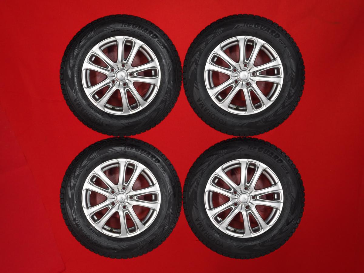 ヨコハマ アイスガード G075 YOKOHAMA iceGUARD G075 215/70R16 100Q 5Wスポークタイプ 1P 6.5Jx16 +38 5/114.3 ガンメタ系 デリカ D:5 ハリアー エクリプスクロス クルーガーハイブリッド パジェロ イオ アウトランダー PHEV アウトランダー RAV4 RVR｜中古タイヤ・ホイールの太平タイヤ