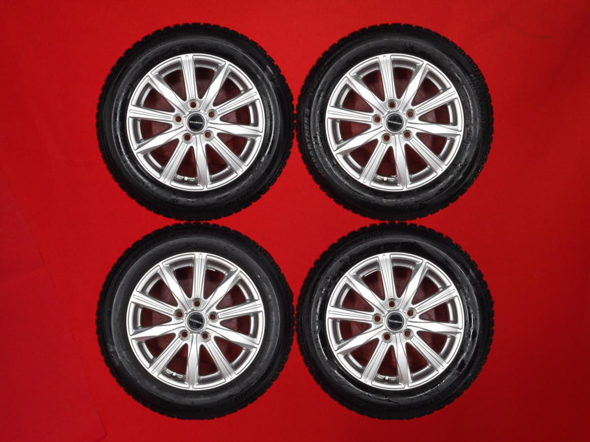 ブリヂストン アイスパートナー2 BRIDGESTONE ICEPARTNER2 205/60R16 92Q 10スポークタイプ 1P 6.5Jx16 +39 5/114.3 シルバー(銀色)系 ノア サイ プリウス ヴォクシー プリウスα メビウス イプサム カムリグラシア アベンシス ワゴン