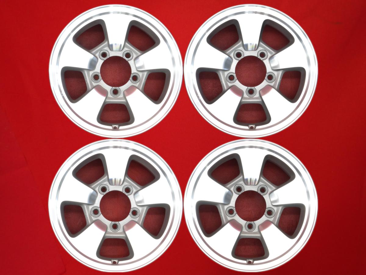ジムニー (JA系)純正2 5.5Jx16 +22 5/139.7 シルバーポリッシュ(シルバー&ポリッシュ) ジムニー AZ-オフロード