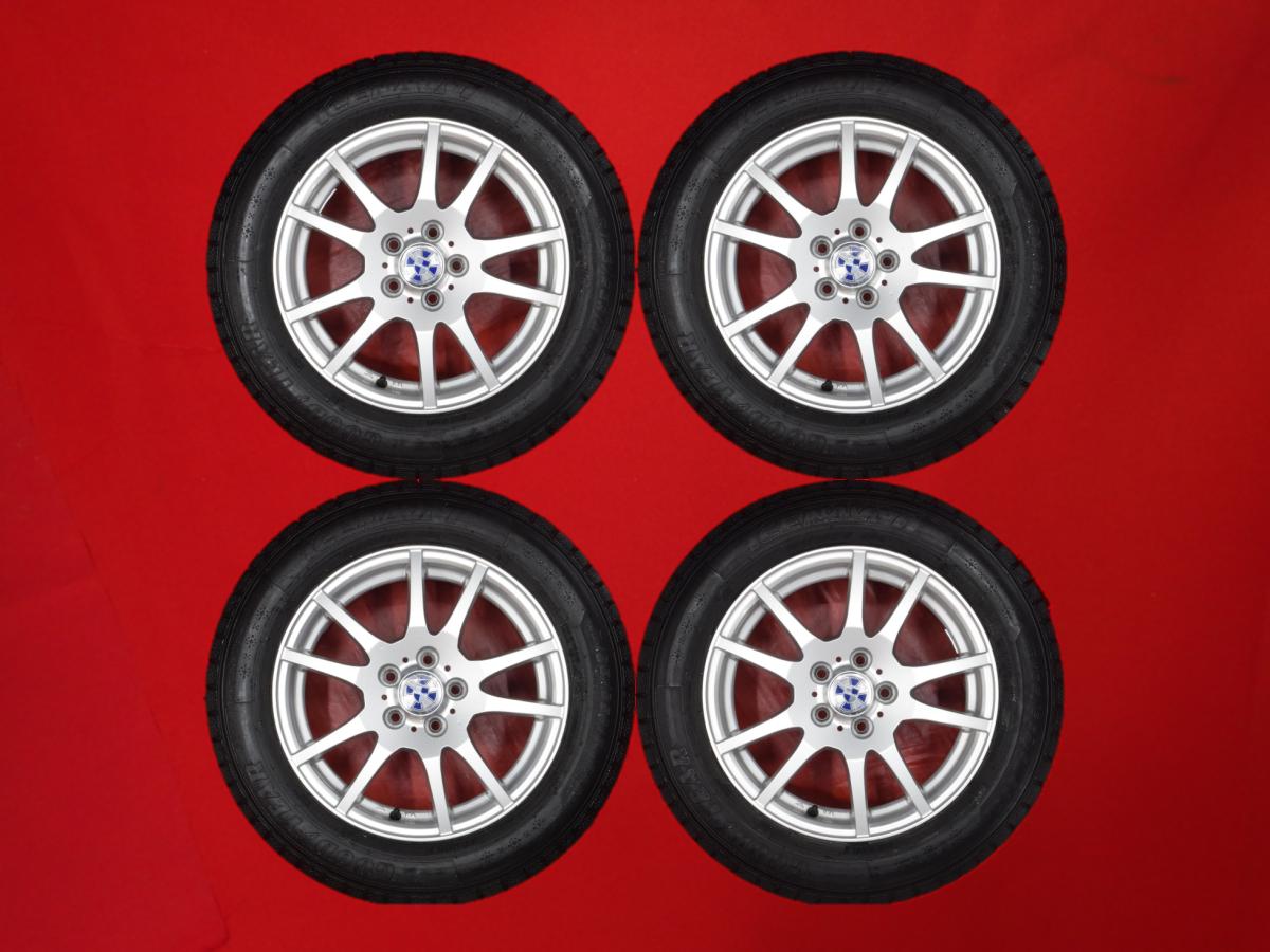 グッドイヤー アイスナビ 7 GOODYEAR ICENAVI 7 185/65R15 88Q 5Wスポークタイプ 1P 6Jx15 +43 5/100 シルバー(銀色)系 オーパ プリウス アリオン シエンタ インプレッサ プレミオ