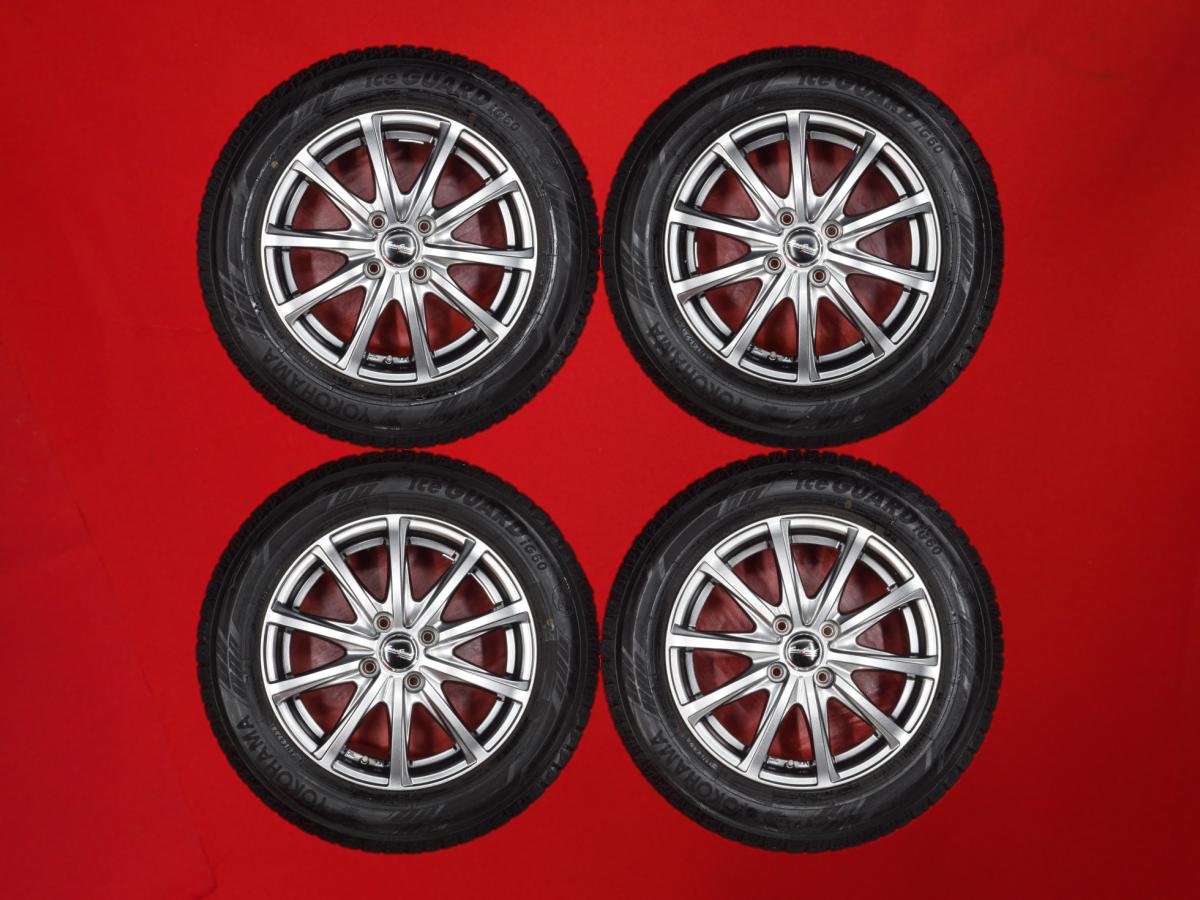 ヨコハマ アイスガード 6 iG60 YOKOHAMA iceGUARD 6 iG60 185/65R15 88Q 10スポークタイプ 1P 5.5Jx15 +45 4/100 ガンメタ系 カローラ フィールダー ウイングロード ブルーバード シルフィ ノート フリード ティーダ ティーダ ラティオ フリード スパイク ハイブリッド カロ|中古タイヤ・ホイールの太平タイヤ