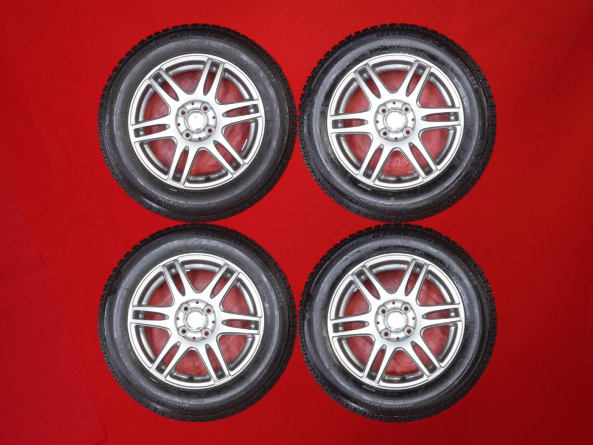 ブリヂストン アイスパートナー2 BRIDGESTONE ICEPARTNER2 185/65R15 88Q 6Wスポークタイプ 1P 5.5Jx15 +42 4/100 ガンメタ系 カローラ フィールダー サニー マツダ2 ウイングロード ブルーバード シルフィ ノート フリード カローラ アクシオ ティーダ ラティオ ティーダ｜中古タイヤ・ホイールの太平タイヤ