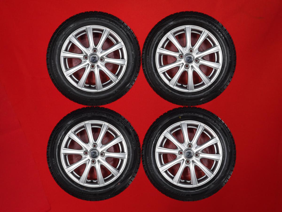 ダンロップ ウィンターマックス 02 WM02 DUNLOP WINTER MAXX 02 WM02 175/65R15 84Q 5Wスポークタイプ 1P 5.5Jx15 +43 4/100 シルバー(銀色)系 アクア カローラ フィールダー ヴィッツ カローラ マイクラC+C フィット ハイブリッド スイフト iQ バレーノ グレイス インサイ｜中古タイヤ・ホイールの太平タイヤ