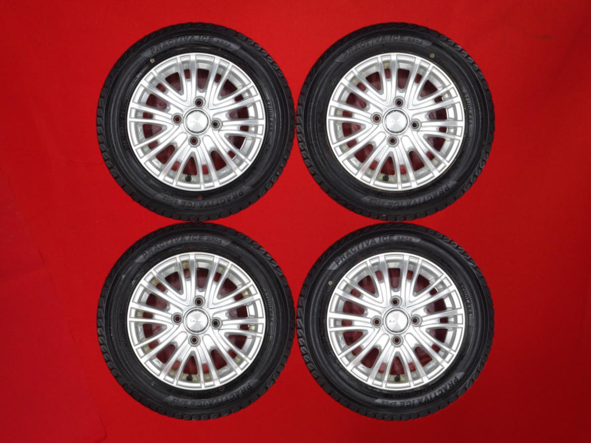 ヨコハマ プラクティバ アイス BP02 YOKOHAMA PRACTIVA ICE BP02 155/65R13 73Q 10Wスポークタイプ 1P 4Jx13 +45 4/100 シルバー(銀色)系 21,384円
