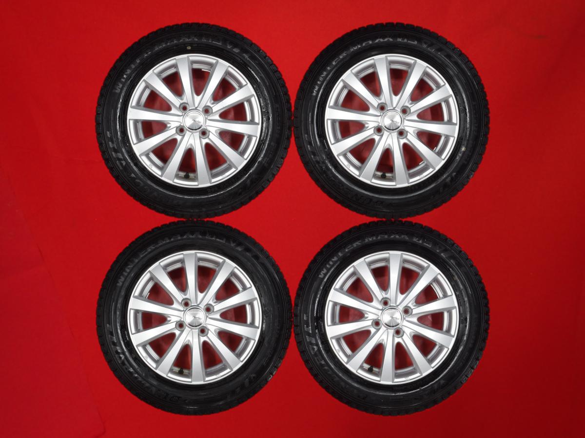ダンロップ ウィンターマックス 03 WM03 DUNLOP WINTER MAXX 03 WM03 185/65R15 88Q 10スポークタイプ 1P 5.5Jx15 +42 4/100 シルバー(銀色)系 カローラ フィールダー サニー ブルーバード シルフィ ウイングロード フリード ノート カローラ アクシオ ティーダ ティーダ ラ｜中古タイヤ・ホイールの太平タイヤ