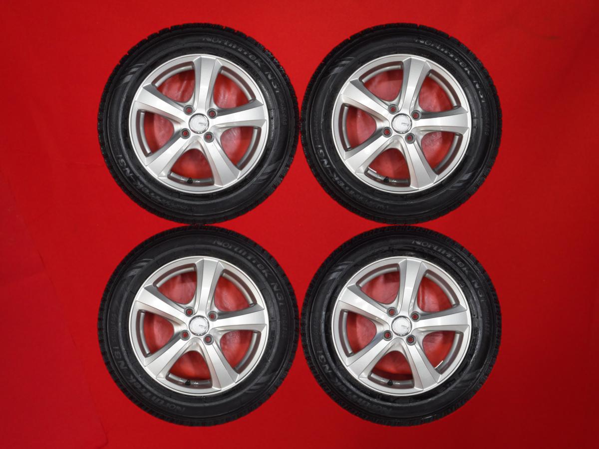 オートバックス ノーストレック N3i AUTOBACS NORTHTRECK N3i 185/65R15 88Q 5スポークタイプ 1P 5.5Jx15 +42 4/100 ガンメタ系 ウイングロード マツダ2 サニー カローラ フィールダー デミオ ティーダ ラティオ ティーダ カローラ アクシオ フリード ノート ブルーバード