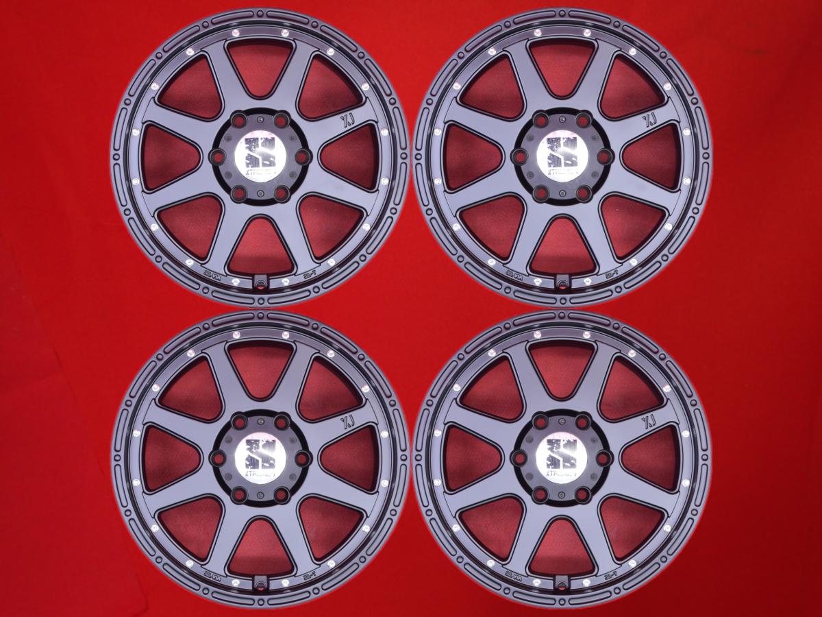 XTREME-J - 7.5Jx17 +25 6/139.7 ブラック(黒色)系 ハイラックス FJクルーザー ランドクルーザー プラド ハイラックスサーフ|中古タイヤ・ホイールの太平タイヤ