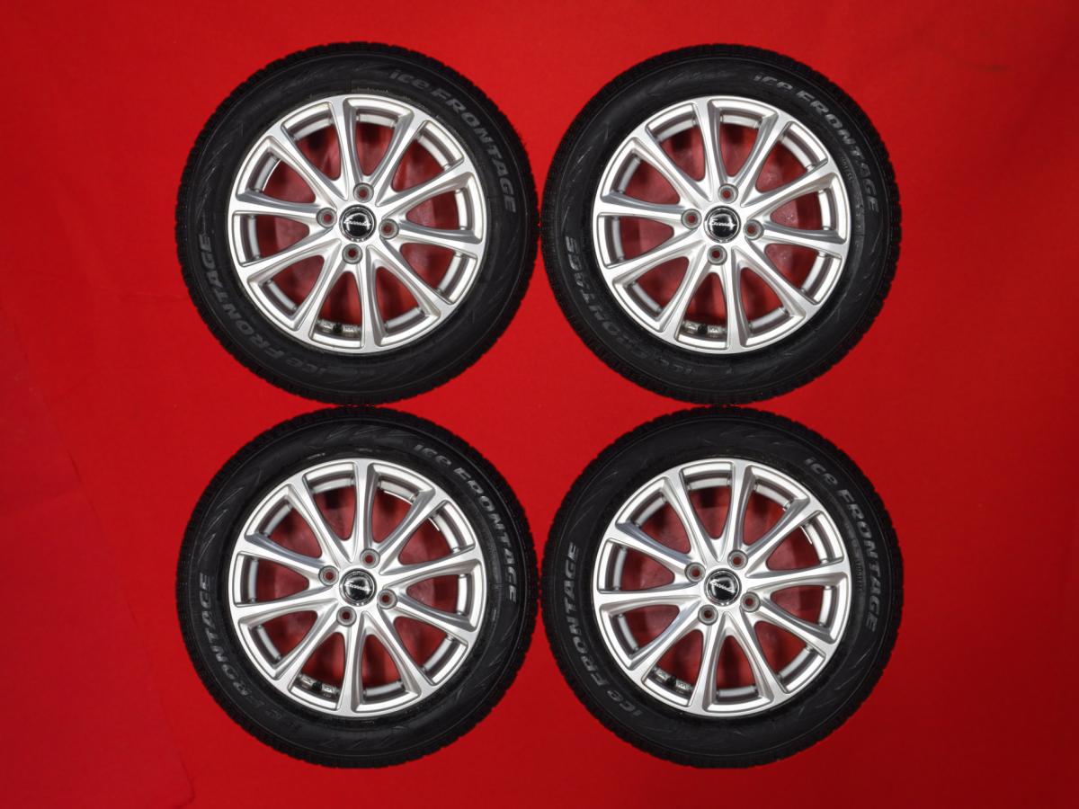 トーヨー アイス フロンテージ TOYO ICE FRONTAGE 185/60R15 84Q 10スポークタイプ 1P 5.5Jx15 +43 4/100 シルバー(銀色)系 インサイト グレイス フィット フィット シャトル エアウェイブ スプラッシュ ベルタ アクア ヴィッツ カローラ フィールダー iQ カローラ スイフ｜中古タイヤ・ホイールの太平タイヤ