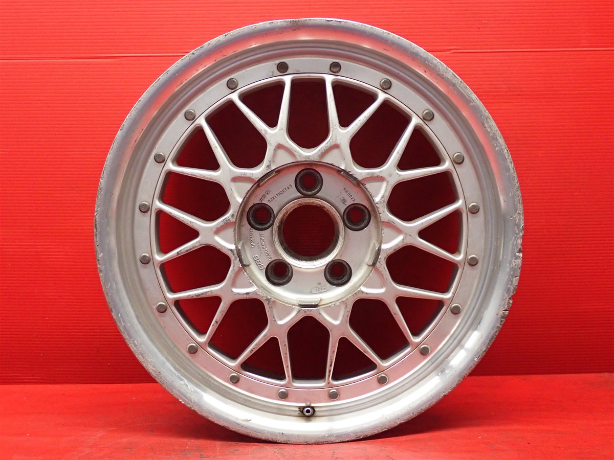 BBS RSII 8Jx17 +45 5/114.3 ポリッシュ系 シルバー(銀色)系|中古タイヤ・ホイールの太平タイヤ