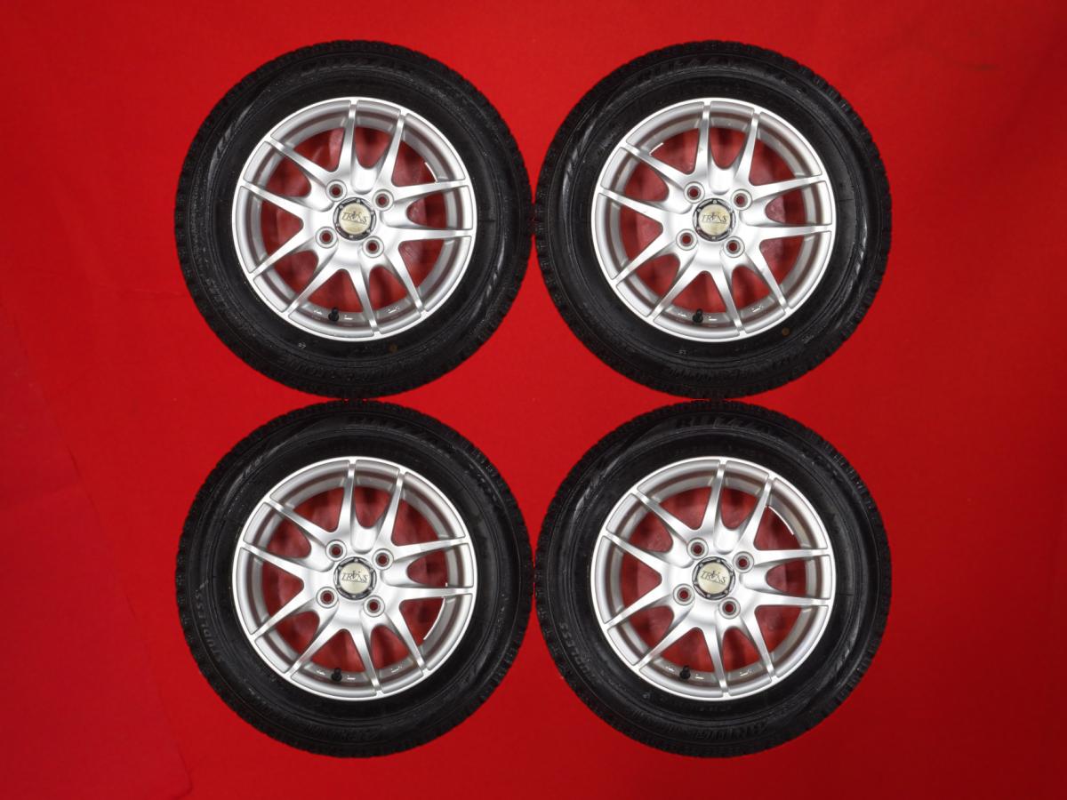 ブリヂストン ブリザック VRX BRIDGESTONE BLIZZAK VRX 165/65R13 77Q 5Wスポークタイプ 1P 4.5Jx13 +45 4/100 シルバー(銀色)系 タウンボックス ミラ ジーノ エブリイ ネイキッド トッポ クリッパー リオ ムーヴ サンバー ディアス ワゴン エブリイ ワゴン キャロル オプテ|中古タイヤ・ホイールの太平タイヤ
