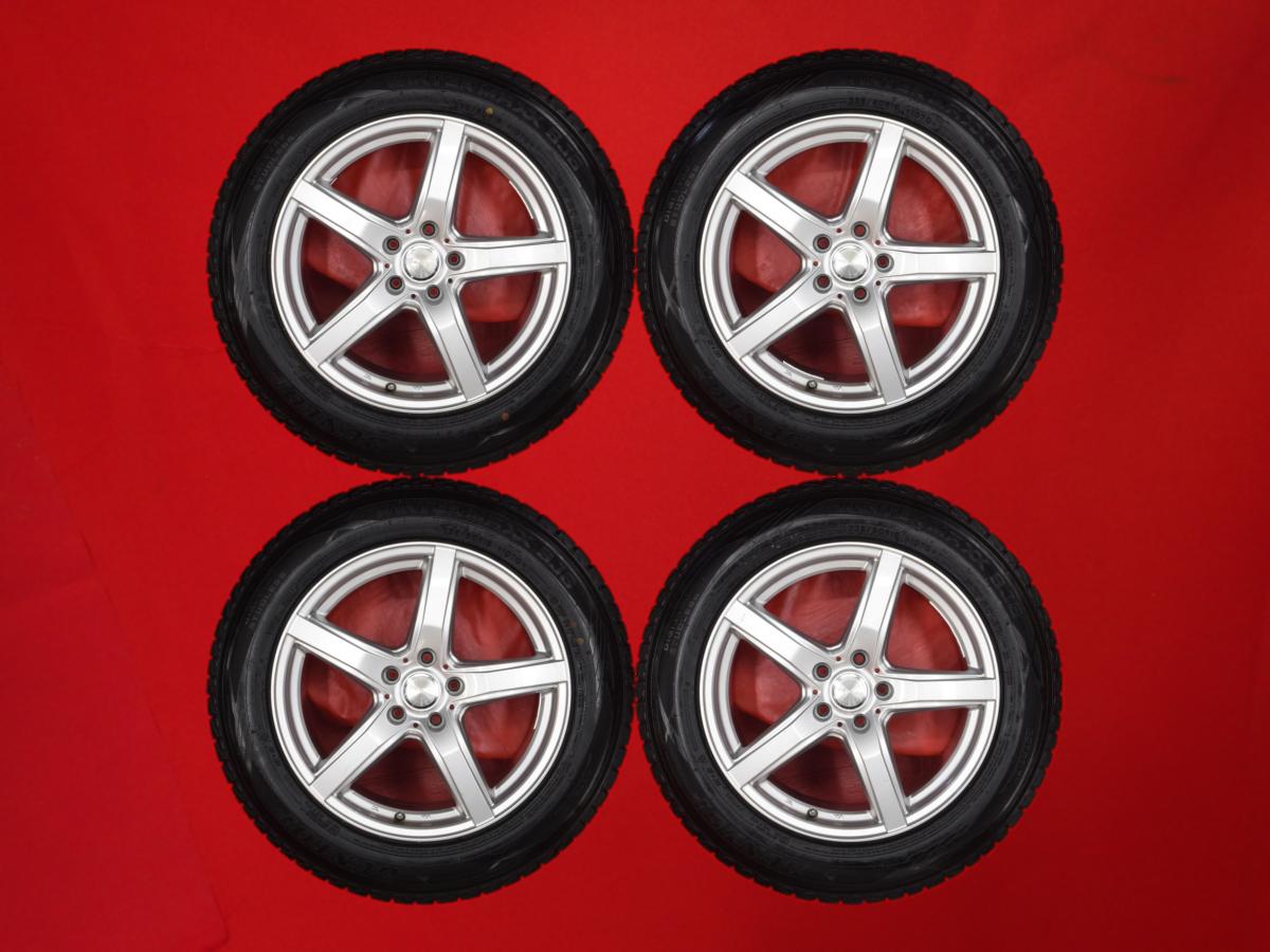 ダンロップ ウィンターマックス SJ8 DUNLOP WINTER MAXX SJ8 235/60R18 107Q 5スポークタイプ 1P 8Jx18 +42 5/114.3 シルバー(銀色)系 MDX ムラーノ エクストレイル CX-80 CX-60|中古タイヤ・ホイールの太平タイヤ