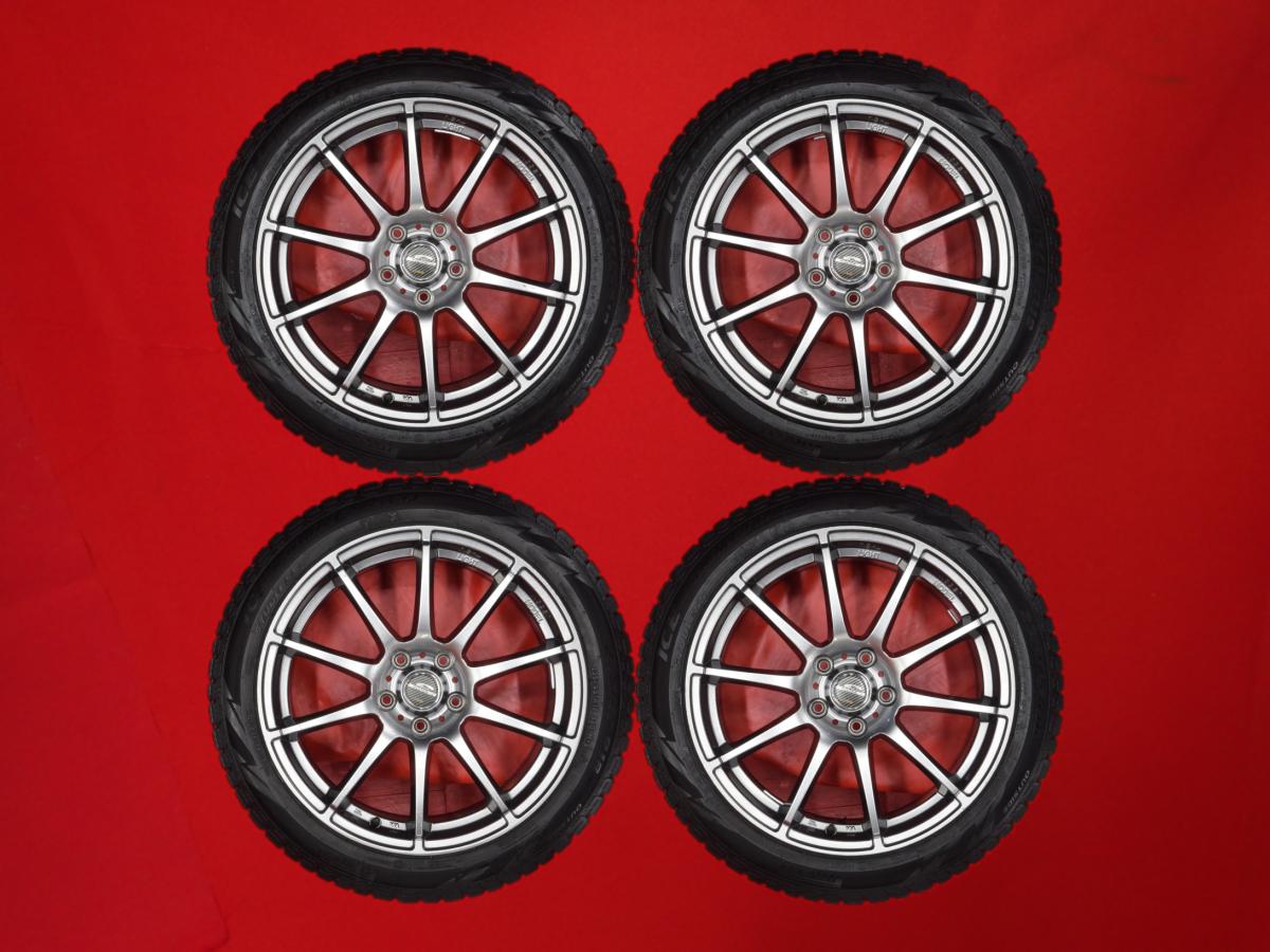 ピレリ アイス アシンメトリコ PIRELLI ICE ASIMMETRICO 235/45R18 98Q 10スポークタイプ 1P 8Jx18 +45 5/114.3 ガンメタ系 アコード プラグインハイブリッド GS300 カムリ GS250 ES300h GS450h GS300h クラリティ アコード キザシ GS350 マークX アコード ツアラー|中古タイヤ・ホイールの太平タイヤ