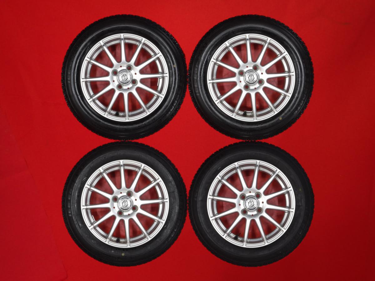 オートバックス アイス エスポルテ AUTOBACS ICE ESPORTE 175/65R15 84Q 12スポークタイプ 1P 5.5Jx15 +42 4/100 シルバー(銀色)系 iQ カローラ スイフト フィット ハイブリッド マイクラC+C サニー アクア ヴィッツ カローラ フィールダー フィット イグニス フィット シャ｜中古タイヤ・ホイールの太平タイヤ