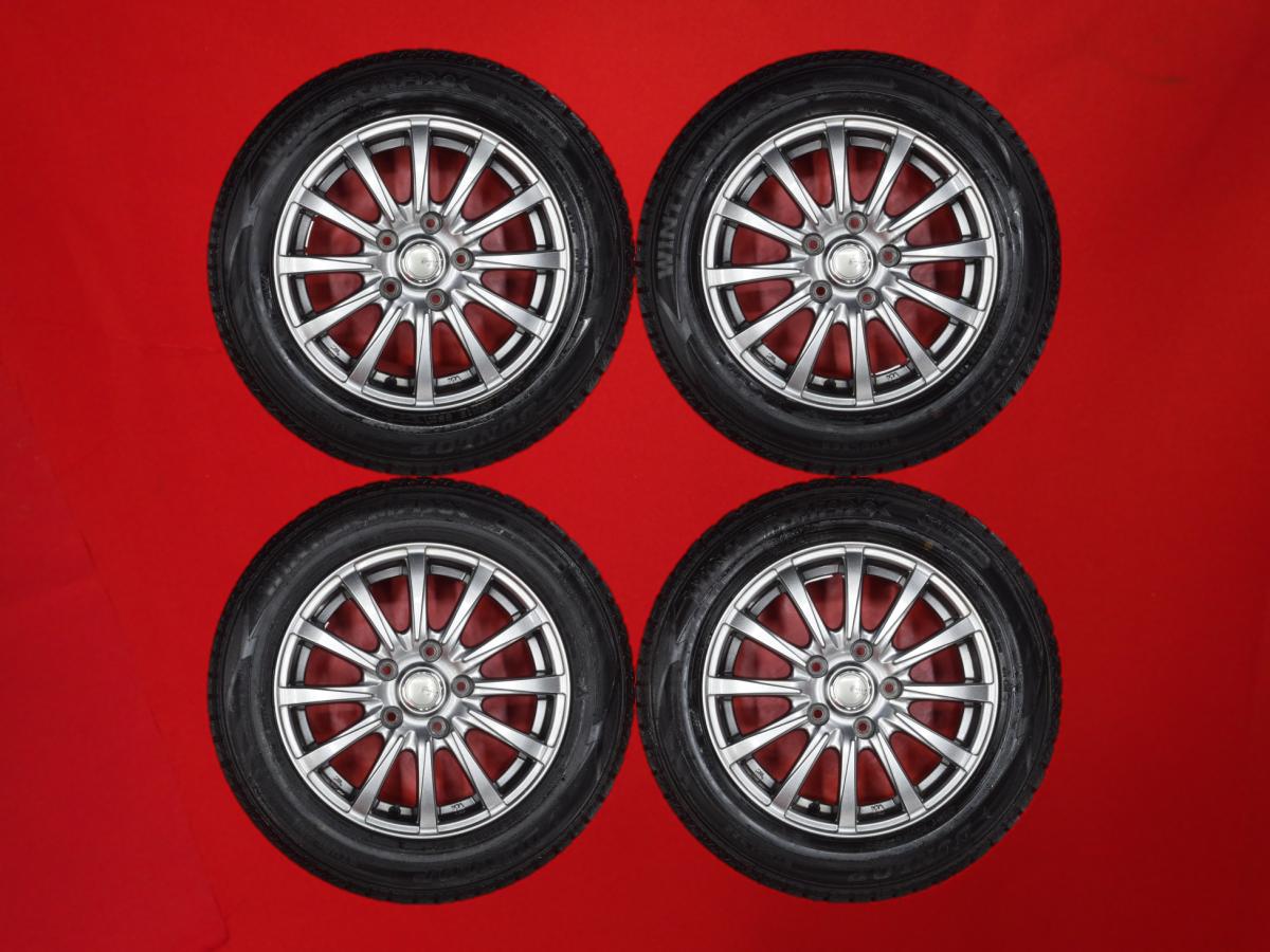ダンロップ ウィンターマックス 02 WM02 DUNLOP WINTER MAXX 02 WM02 185/65R15 88Q 12スポークタイプ 1P 6Jx15 +53 5/114.3 ガンメタ系 フリード ハイブリッド フリードプラス フリード｜中古タイヤ・ホイールの太平タイヤ