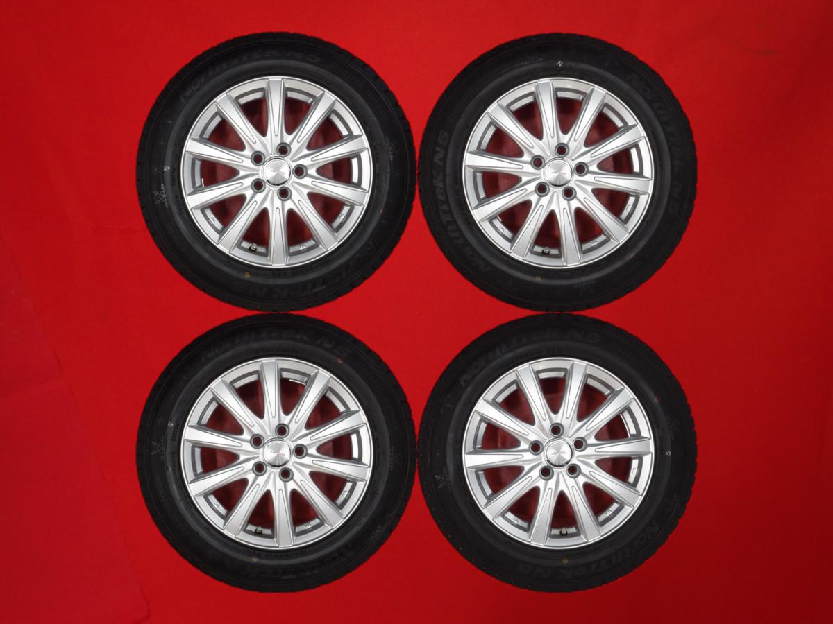 オートバックス ノーストレック N5 AUTOBACS NORTHTRECK N5 185/65R15 88Q 10スポークタイプ 1P 6Jx15 +43 5/100 シルバー(銀色)系 プレミオ シエンタ インプレッサ プリウス アリオン オーパ｜中古タイヤ・ホイールの太平タイヤ
