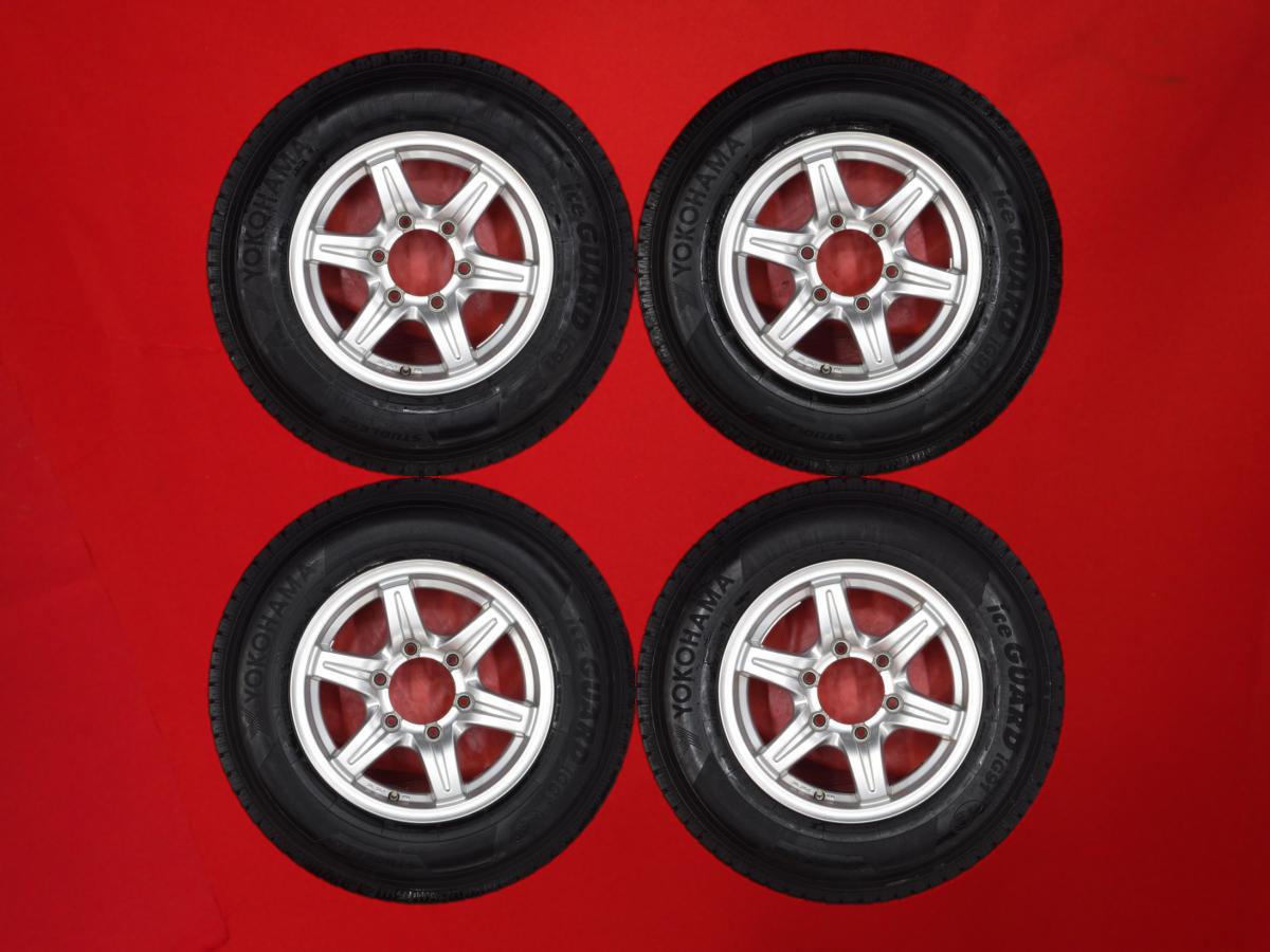ヨコハマ アイスガード iG91 YOKOHAMA iceGUARD iG91 195/80R15 107/105L 6スポークタイプ 1P 6Jx15 +35 6/139.7 シルバー(銀色)系 ハイエースコミューター ハイエースワゴン ハイエースバン レジアスエース バン|中古タイヤ・ホイールの太平タイヤ