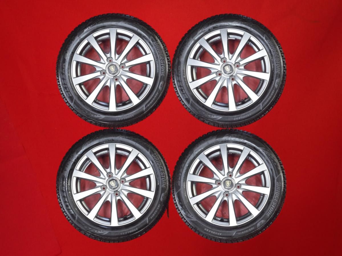 ブリヂストン ブリザック VRX3 BRIDGESTONE BLIZZAK VRX3 185/55R15 82Q 10スポークタイプ 1P 6Jx15 +45 4/100 ガンメタ系 パッソ セッテ コルト フィット アリア キューブ フィット ベリーサ デミオ デックス コルト プラス ヴィッツ マーチ ロードスター クー スイフト マ|中古タイヤ・ホイールの太平タイヤ