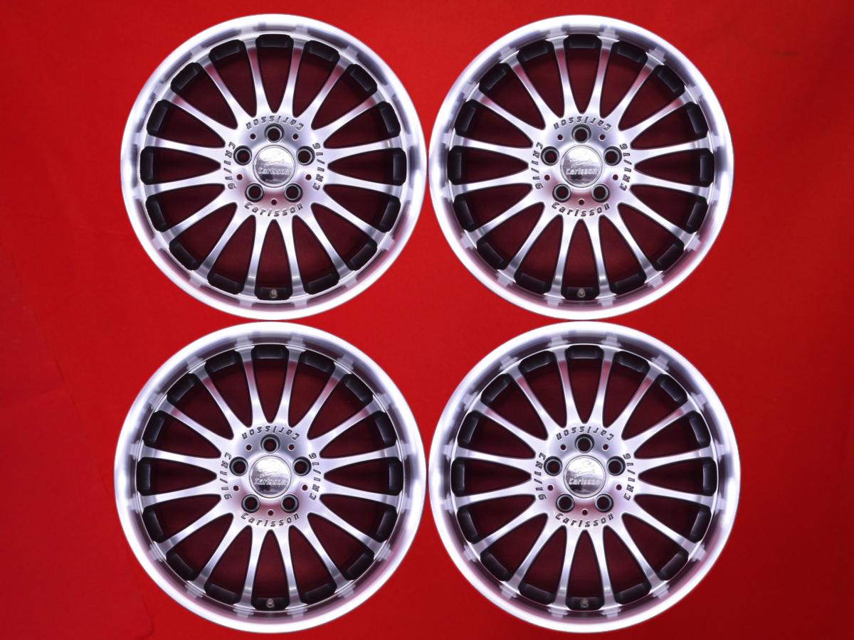 カールソン CR 1/16 8/9Jx19 +40 5/114.3 ポリッシュ系 ハイパーブラック ソアラ クラウン アスリート IS300h IS250 セドリック&グロリア セルシオ シーマ｜中古タイヤ・ホイールの太平タイヤ 69,575円