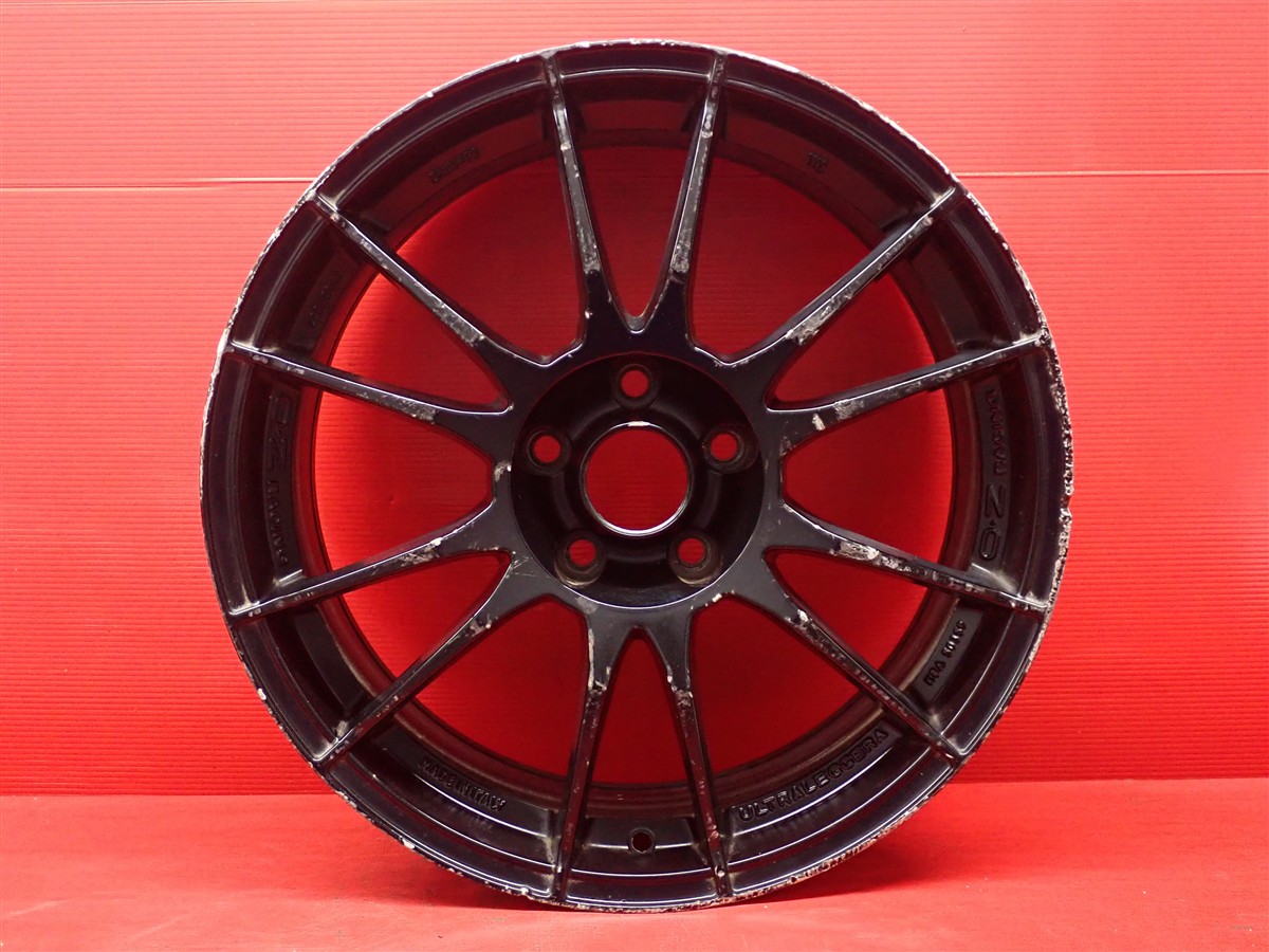 O-Z ウルトラレッジェーラ 8Jx18 +35 5/114.3 ブラック(黒色)系｜中古タイヤ・ホイールの太平タイヤ