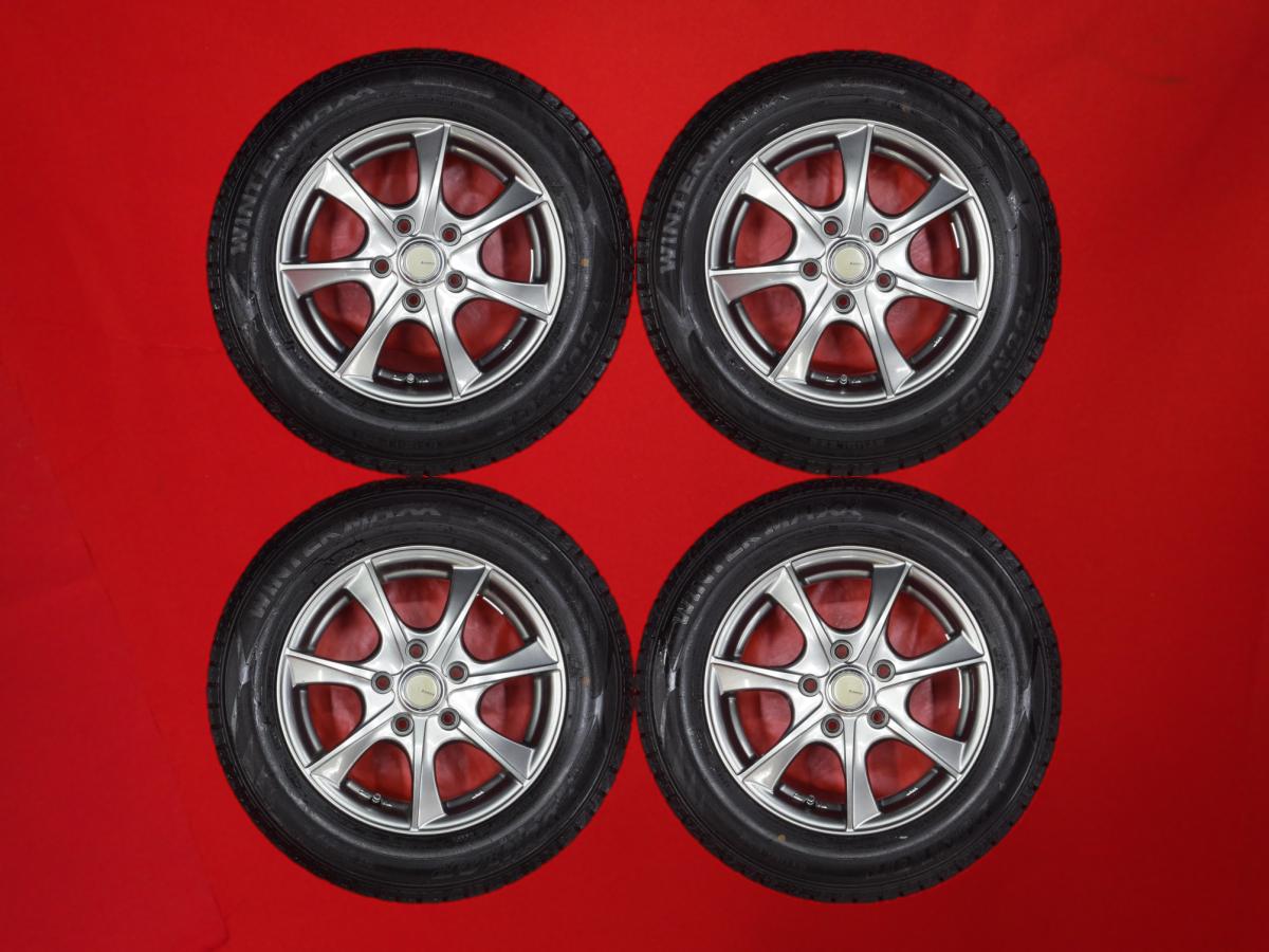 ダンロップ ウィンターマックス 02 WM02 DUNLOP WINTER MAXX 02 WM02 195/65R15 91Q 7スポークタイプ 1P 6Jx15 +52 5/114.3 ガンメタ系 アコード アクセラ ヴォクシー エスクァイア クラウン セダン クレスタ ステップワゴン ノア アコード ワゴン アクセラ スポーツ プログ｜中古タイヤ・ホイールの太平タイヤ