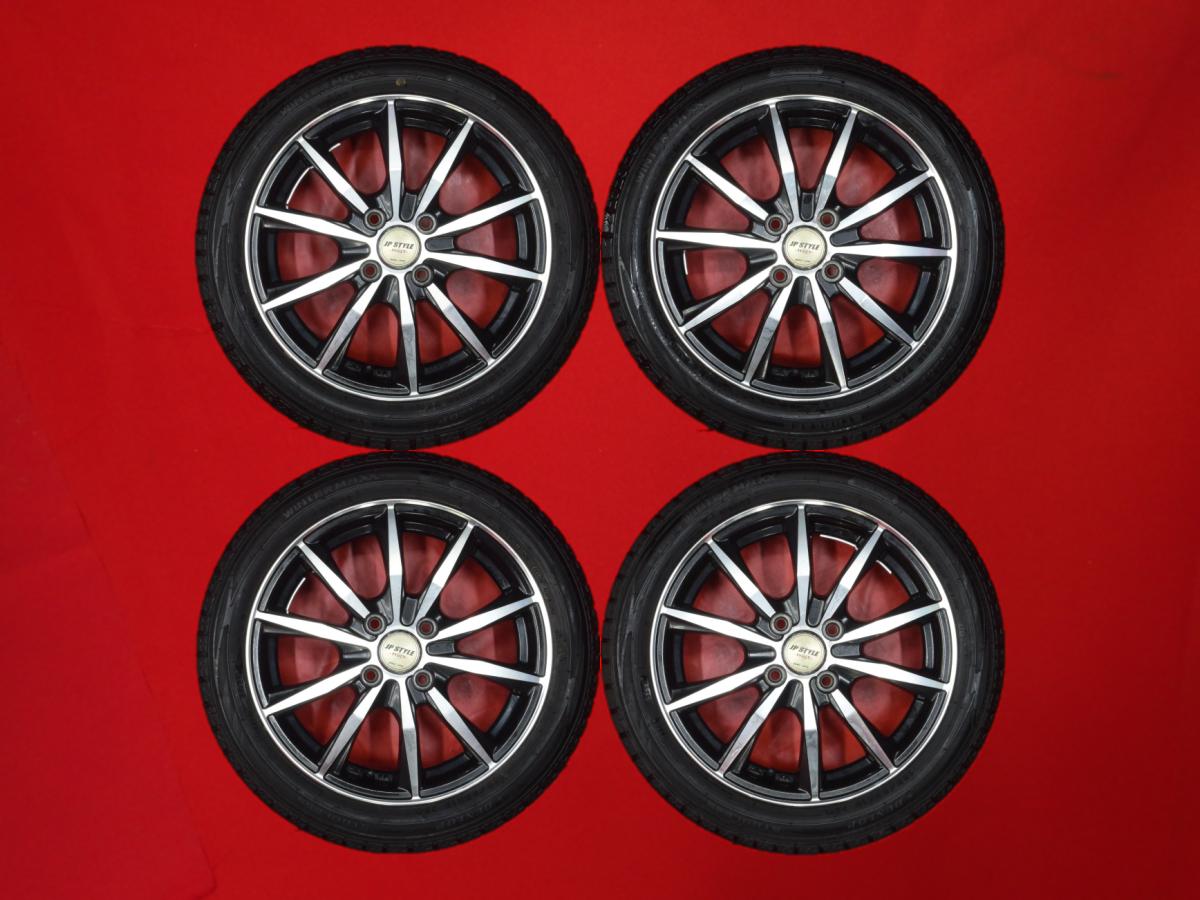 ダンロップ ウィンターマックス 02 WM02 DUNLOP WINTER MAXX 02 WM02 165/55R15 75Q 5Wスポークタイプ 1P 4.5Jx15 +43 4/100 ブラックポリッシュ(ブラック&ポリッシュ) ムーヴ ラテ ワゴンR スティングレー エヌワゴン デリカ ミニ ミラ トコット eKワゴン ハイゼット カー|中古タイヤ・ホイールの太平タイヤ