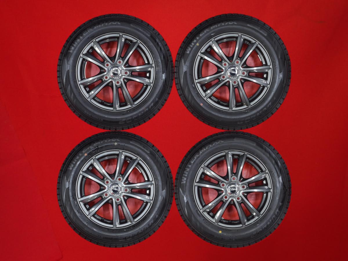 ダンロップ ウィンターマックス 02 WM02 DUNLOP WINTER MAXX 02 WM02 195/65R15 91Q 5Wスポークタイプ 1P 6Jx15 +53 5/114.3 ガンメタ系 ヴォクシー エスクァイア アコード アクセラ アコード ワゴン ノア ステップワゴン ステップワゴン スパーダ ラフェスタ ハイウェイス|中古タイヤ・ホイールの太平タイヤ