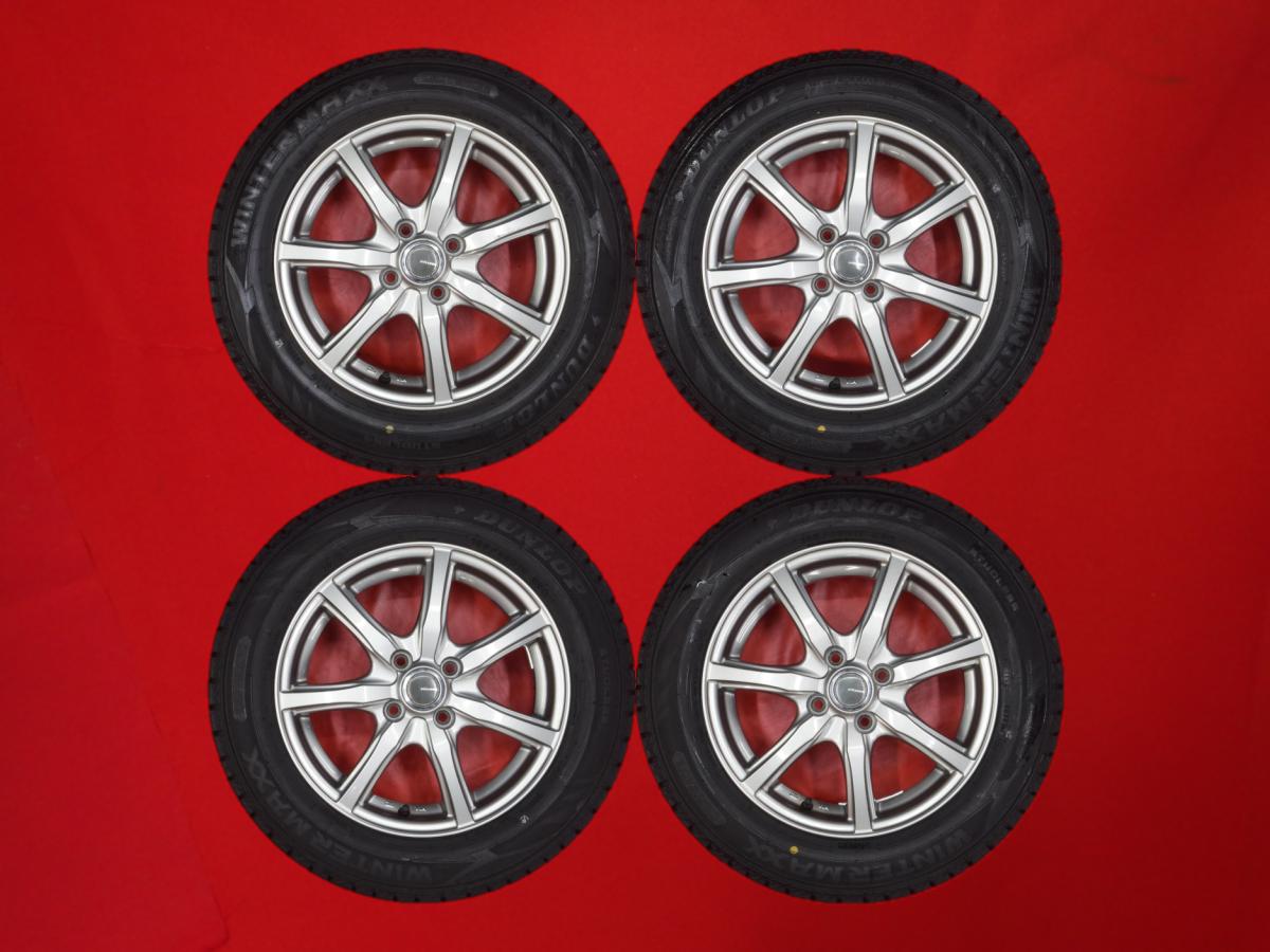 ダンロップ ウィンターマックス 02 WM02 DUNLOP WINTER MAXX 02 WM02 185/65R15 88Q 7スポークタイプ 1P 5.5Jx15 +42 4/100 ガンメタ系 デミオ マツダ2 ラクティス ウイングロード ブルーバード シルフィ ノート フリード カローラ アクシオ ティーダ ティーダ ラティオ ア|中古タイヤ・ホイールの太平タイヤ