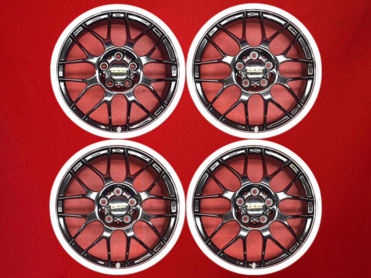BBS RG-R 7.5Jx18 +56 5/114.3 ポリッシュ系 ブラック(黒色)系 ロードスター インテグラ タイプR シビック タイプR ステップワゴン シビック タイプR ユーロ ステップワゴン スパーダ｜中古タイヤ・ホイールの太平タイヤ