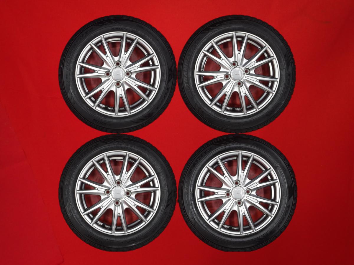 トーヨー ウィンタートランパス TX TOYO WINTER TRANPATH TX 165/65R15 81Q 7Wスポークタイプ 1P 5.5Jx15 +42 4/100 ガンメタ系 シボレー クルーズ プラッツ デリカ D:2 プリウス ソリオ｜中古タイヤ・ホイールの太平タイヤ 30,030円