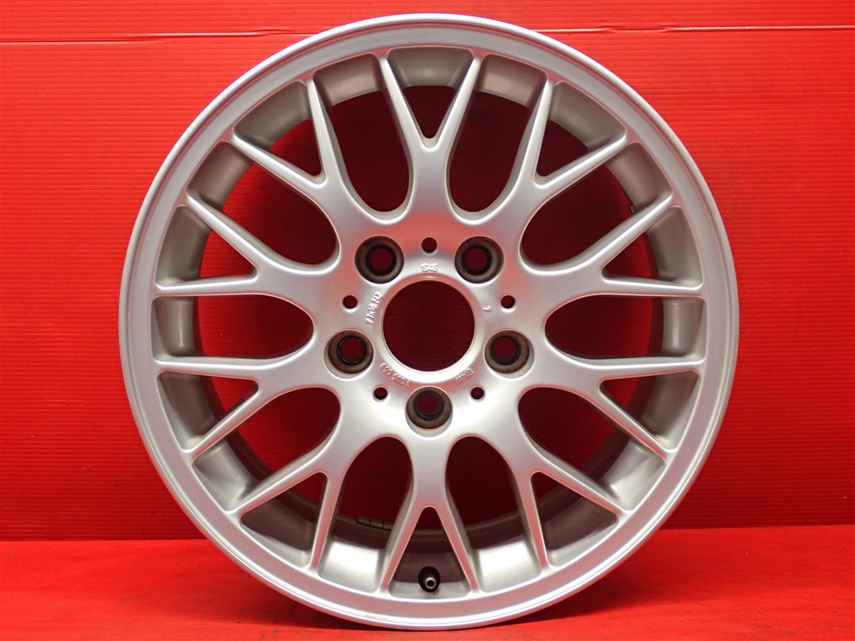 BMW 3シリーズ(E46)純正メッシュ 7Jx16 +46 5/120 シルバー(銀色)系|中古タイヤ・ホイールの太平タイヤ