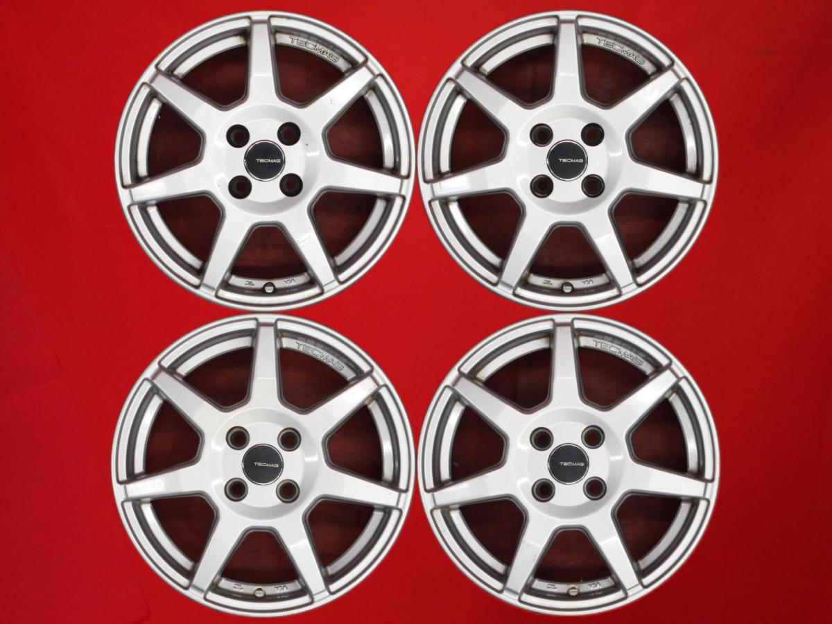 TECMAG Type 207R 5.5/6Jx15 +38 4/100 シルバー(銀色)系｜中古タイヤ・ホイールの太平タイヤ
