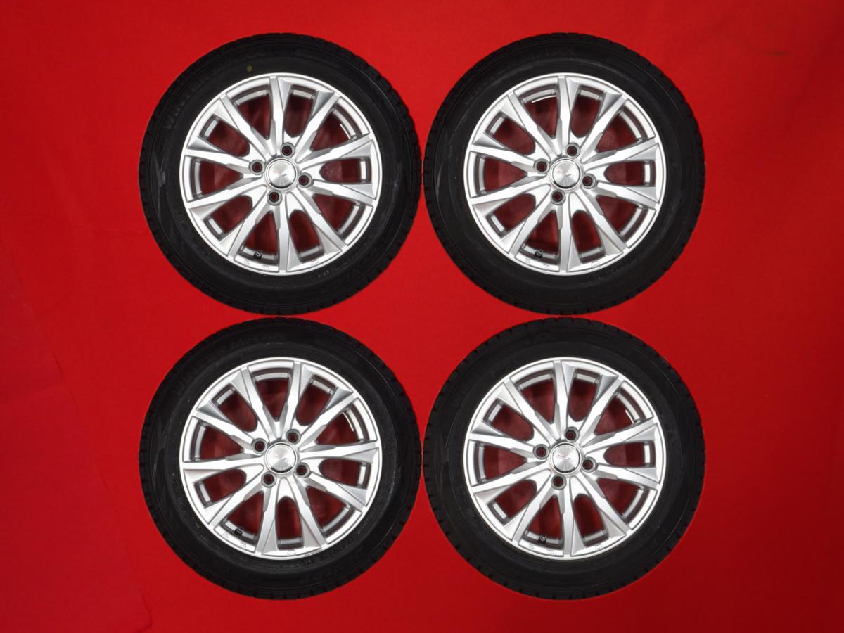 ダンロップ ウィンターマックス 02 WM02 DUNLOP WINTER MAXX 02 WM02 165/65R15 81Q 5Wスポークタイプ 1P 5.5Jx15 +42 4/100 シルバー(銀色)系 ソリオ デリカ D:2 プリウス シボレー クルーズ タフト プラッツ｜中古タイヤ・ホイールの太平タイヤ