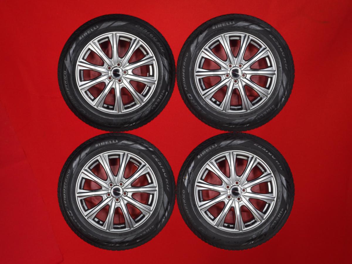 ピレリ アイス ゼロ アシンメトリコ PIRELLI ICE ZERO ASIMMETRICO 225/60R17 99H 10スポークタイプ 1P 7Jx17 +48 5/100 ガンメタ系 フォレスター XV｜中古タイヤ・ホイールの太平タイヤ 46,200円