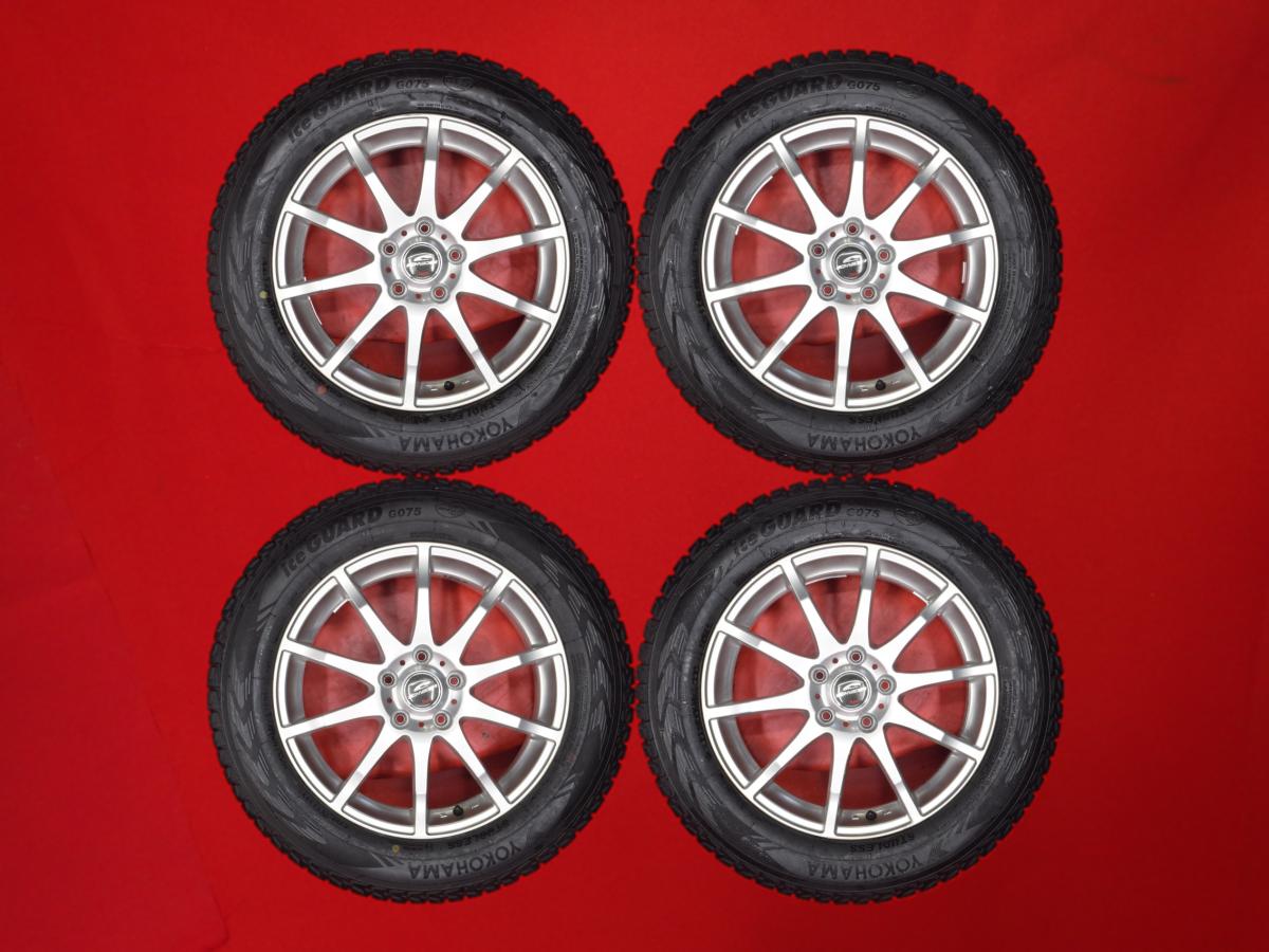 ヨコハマ アイスガード G075 YOKOHAMA iceGUARD G075 225/60R17 99Q 10スポークタイプ 1P 7Jx17 +38 5/114.3 シルバー(銀色)系 エクストレイル アルファード ヴェルファイア｜中古タイヤ・ホイールの太平タイヤ