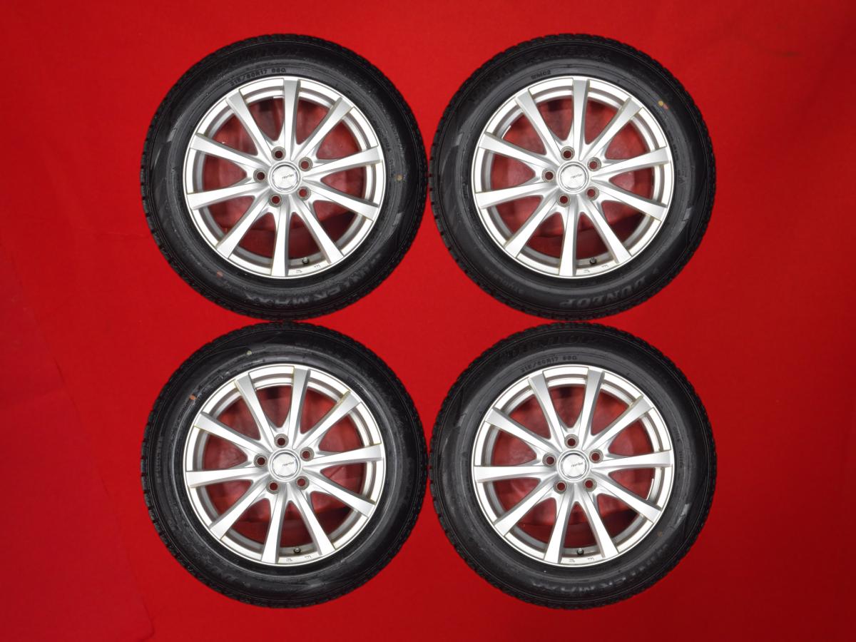 ダンロップ ウィンターマックス 02 WM02 DUNLOP WINTER MAXX 02 WM02 215/60R17 96Q 10スポークタイプ 1P 7Jx17 +47 5/114.3 シルバー(銀色)系 エスティマ ハイブリッド エスティマ C-HR｜中古タイヤ・ホイールの太平タイヤ 44,330円