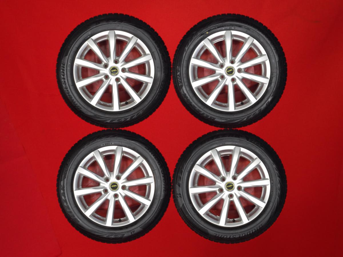 ブリヂストン ブリザック VRX2 BRIDGESTONE BLIZZAK VRX2 215/60R17 96Q 10スポークタイプ 1P 7Jx17 +38 5/114.3 シルバー(銀色)系 エスティマ MPV エクストレイル ヴェルファイア フーガ デュアリス プレサージュ エルグランド カローラ クロス アルファード｜中古タイヤ・ホイールの太平タイヤ