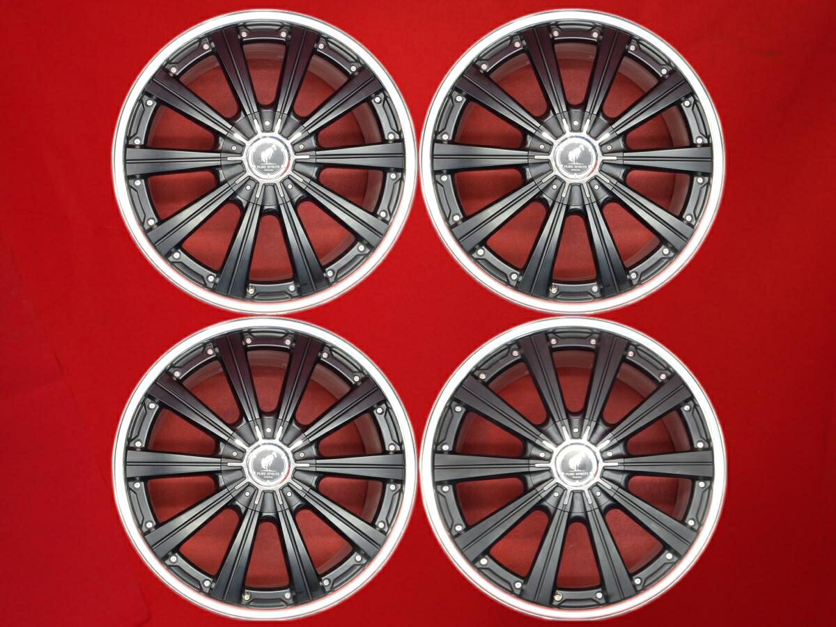 LODIO DRIVE(ロデオ ドライブ) PURE SPRITS SUFFOLK(サフォーク) 10Jx22 +59 6/139.7 ポリッシュ系 ブラック(黒色)系 LX600 ランドクルーザー 250 LX700h｜中古タイヤ・ホイールの太平タイヤ
