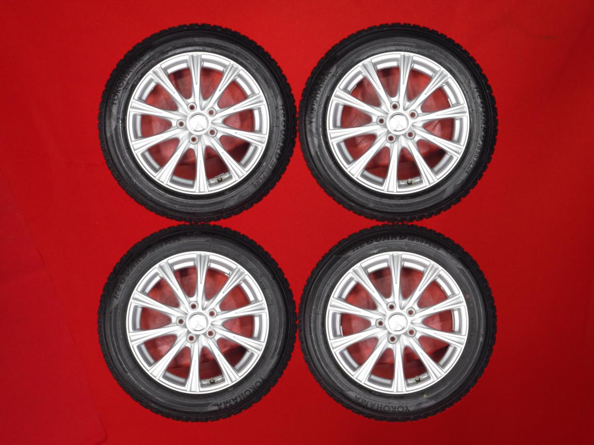 ヨコハマ アイスガード 5 プラス iG50 YOKOHAMA iceGUARD 5 PLUS iG50 215/60R17 96Q 10スポークタイプ 1P 7Jx17 +48 5/114.3 シルバー(銀色)系 MPV エスティマ エリシオン プレステージ ビーゴ C-HR ラッシュ CR-V エリシオン オデッセイ エルグランド アルファード エステ|中古タイヤ・ホイールの太平タイヤ